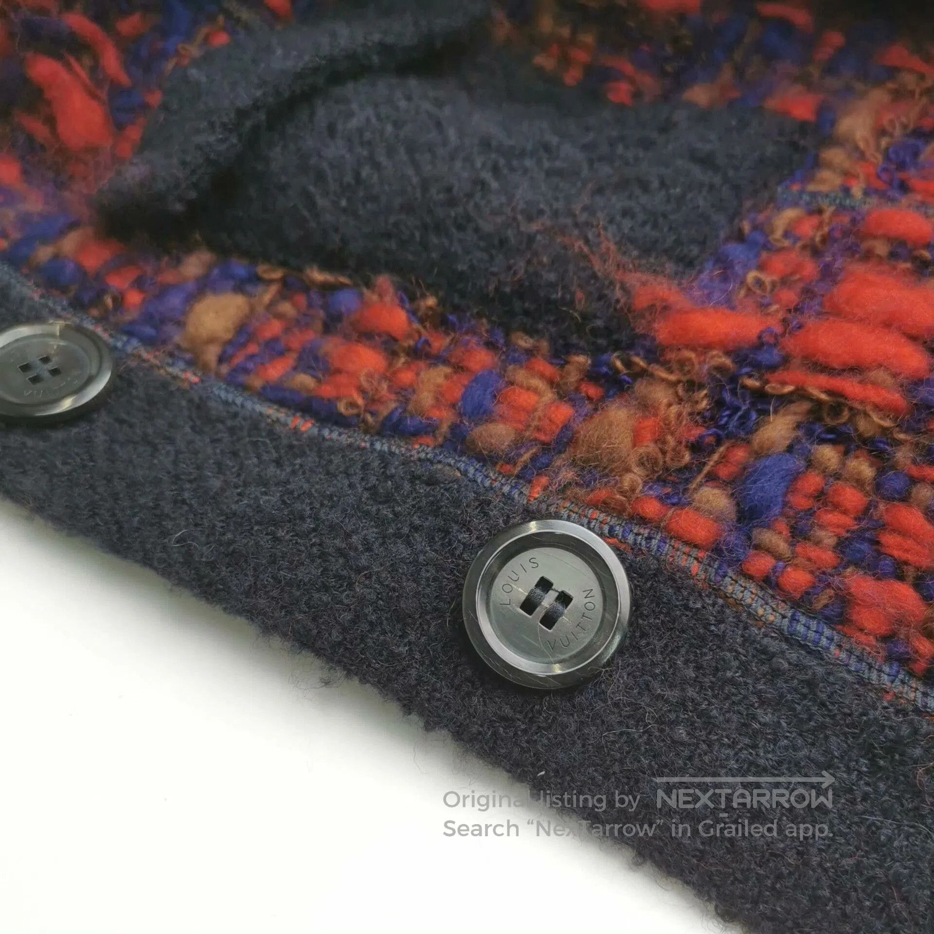 Louis Vuitton Louis Vuitton Colorblock Wool Blend Short Coat. Size XXS / US 00 / IT 34 - 3 Thumbnail