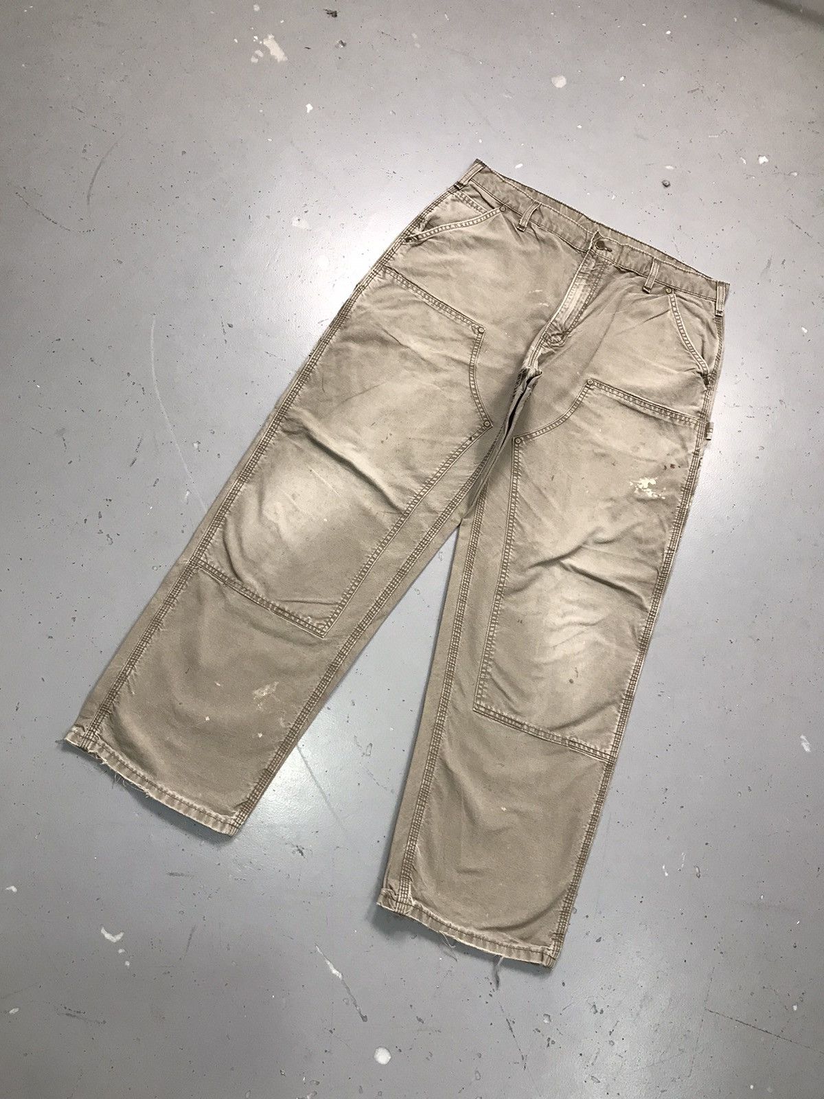 Carhartt Vintage Carhartt B195LBR double knee workwear denim Size US 36 / EU 52 - 3 Thumbnail