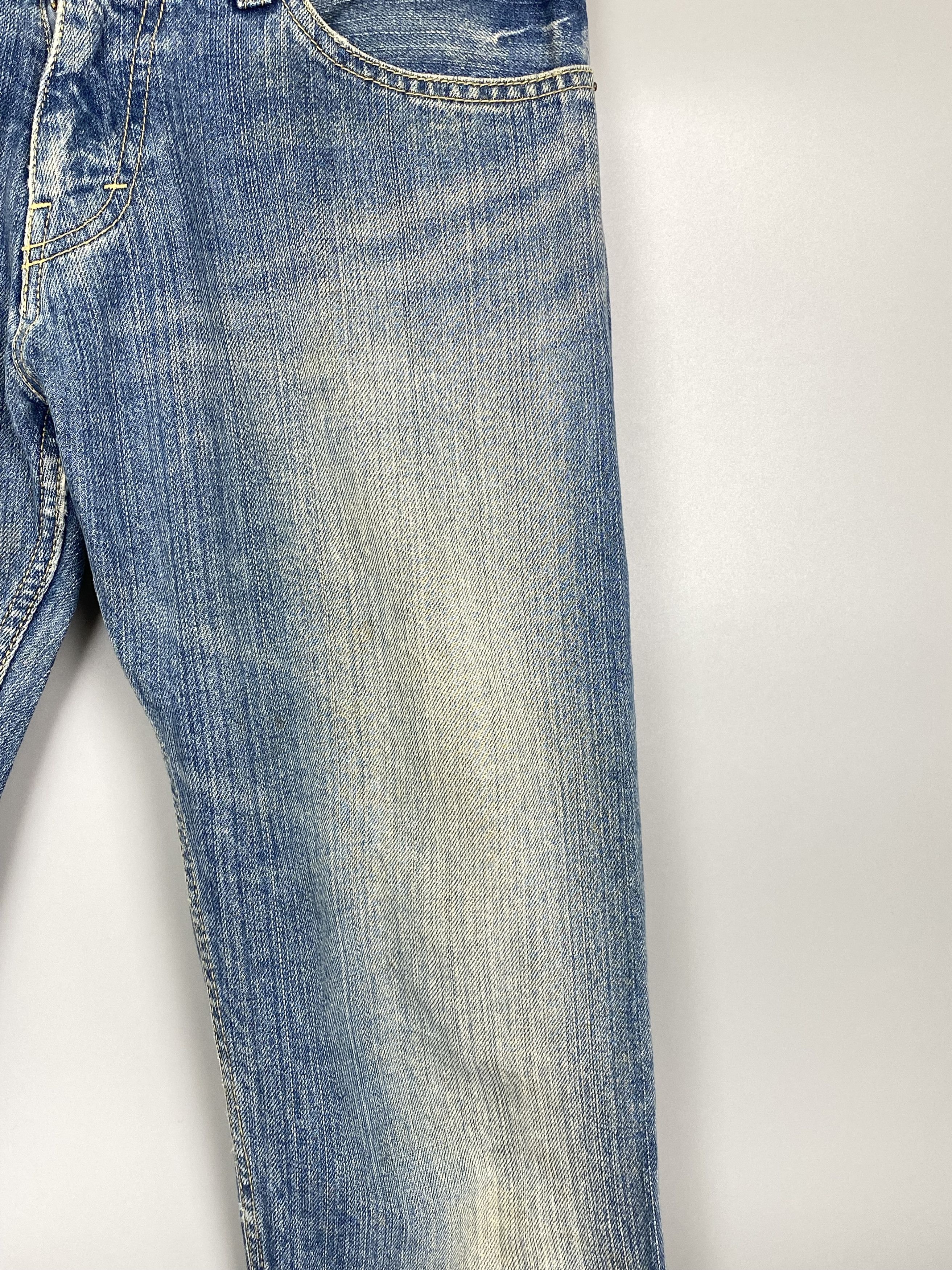 Japanese Brand RARE NANATONE Washed Denim Jeans Made in JAPAN Size US 28 / EU 44 - 5 Thumbnail