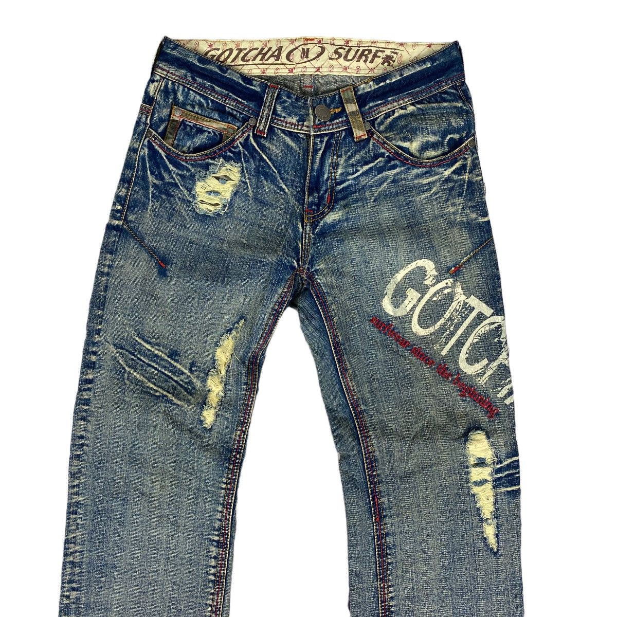Gotcha Rare🔥Gotcha Surfwear Jeans Distress Style Size US 30 / EU 46 - 3 Thumbnail