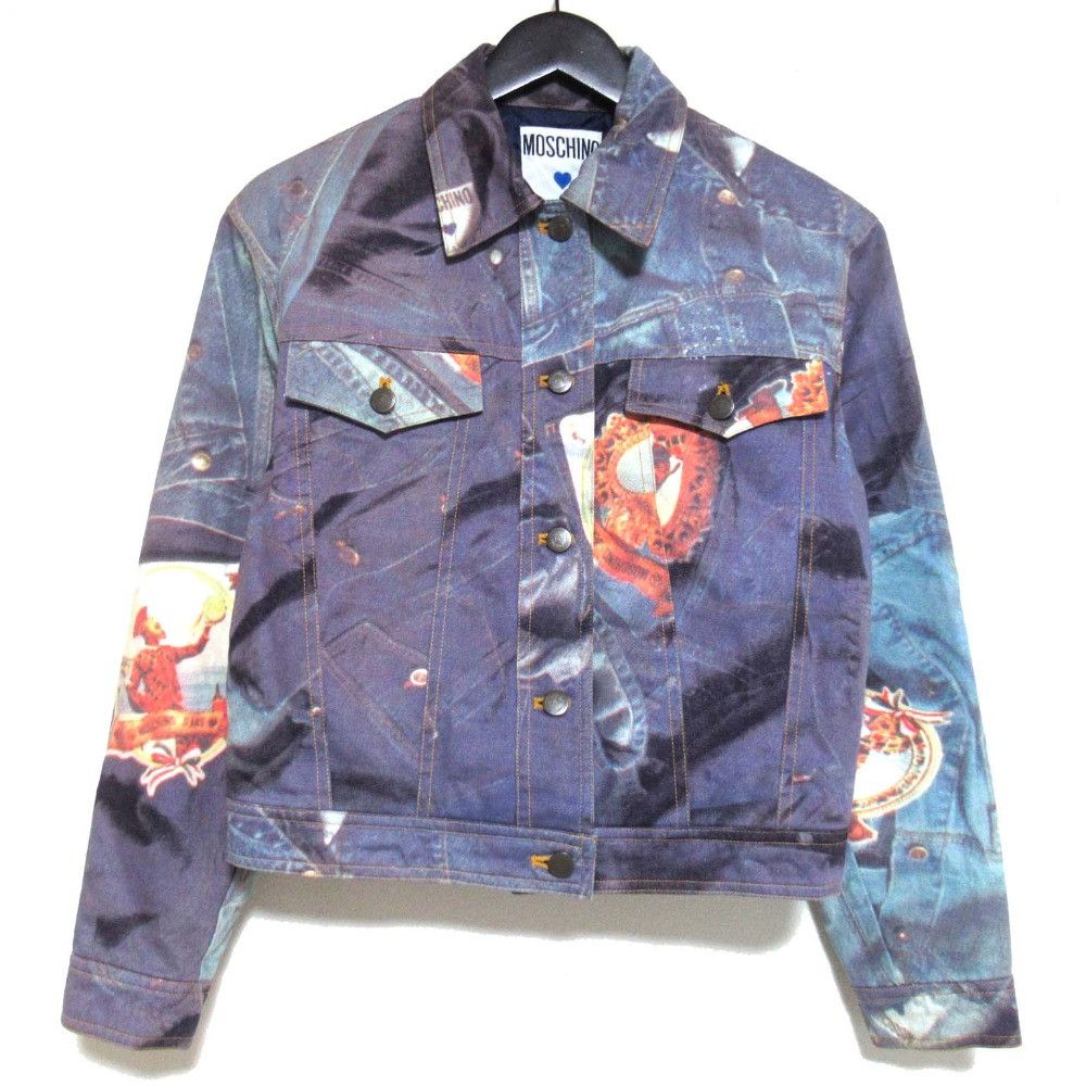 Moschino Moschino Jeans Cotton Denim Jacket Textile Outerwear DUTY FREE for USA