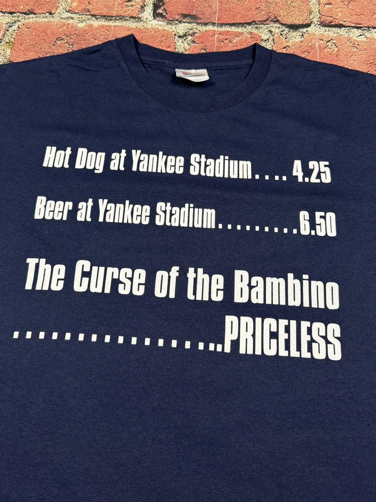 Vintage Vintage Babe Ruth Yankees Curse of the Bambino Priceless Tee Size US L / EU 52-54 / 3 - 2 Thumbnail