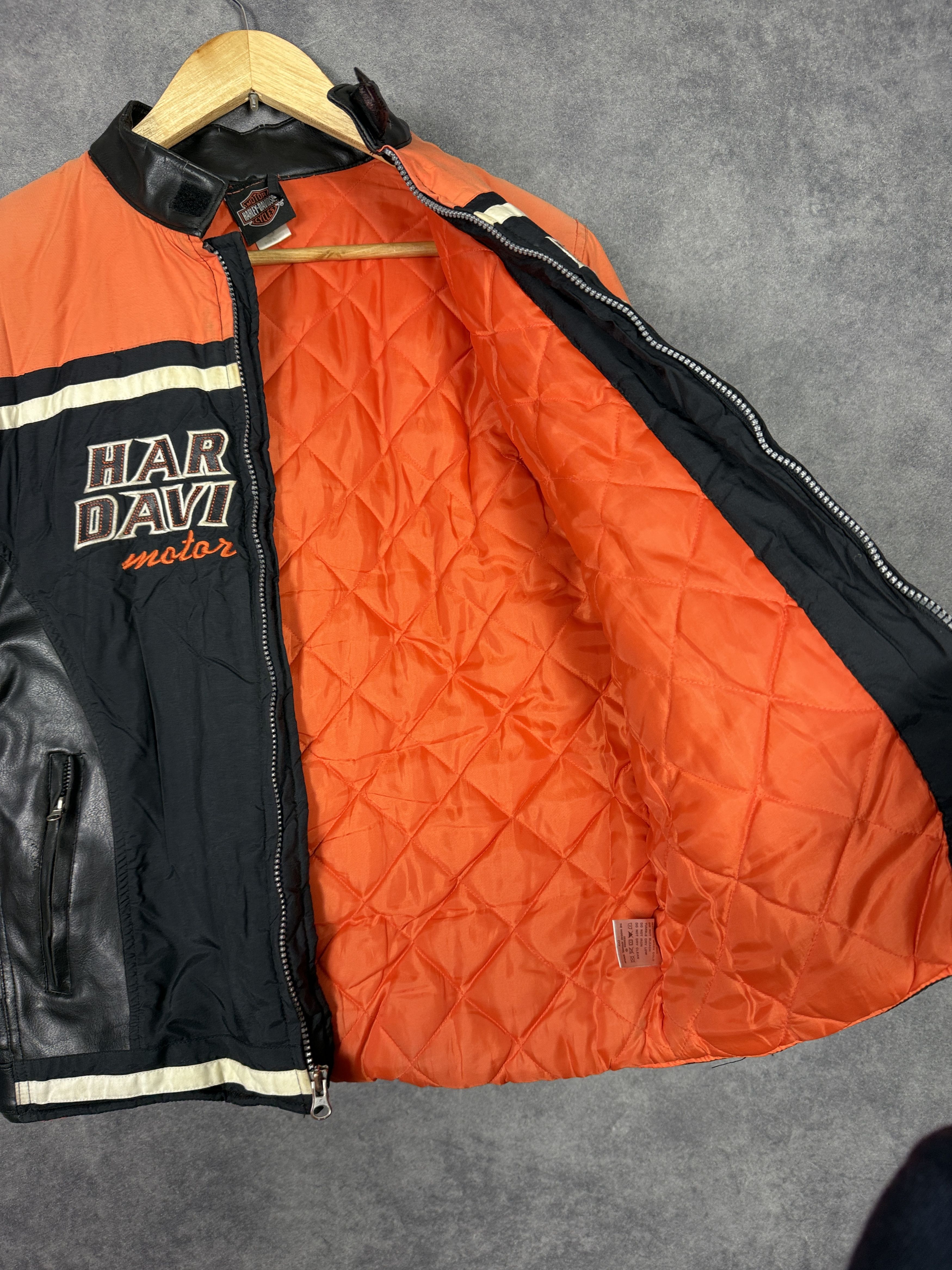 Harley Davidson Harley Davidson Motorcycles leather insulated big logo Size L / US 10 / IT 46 - 10 Thumbnail