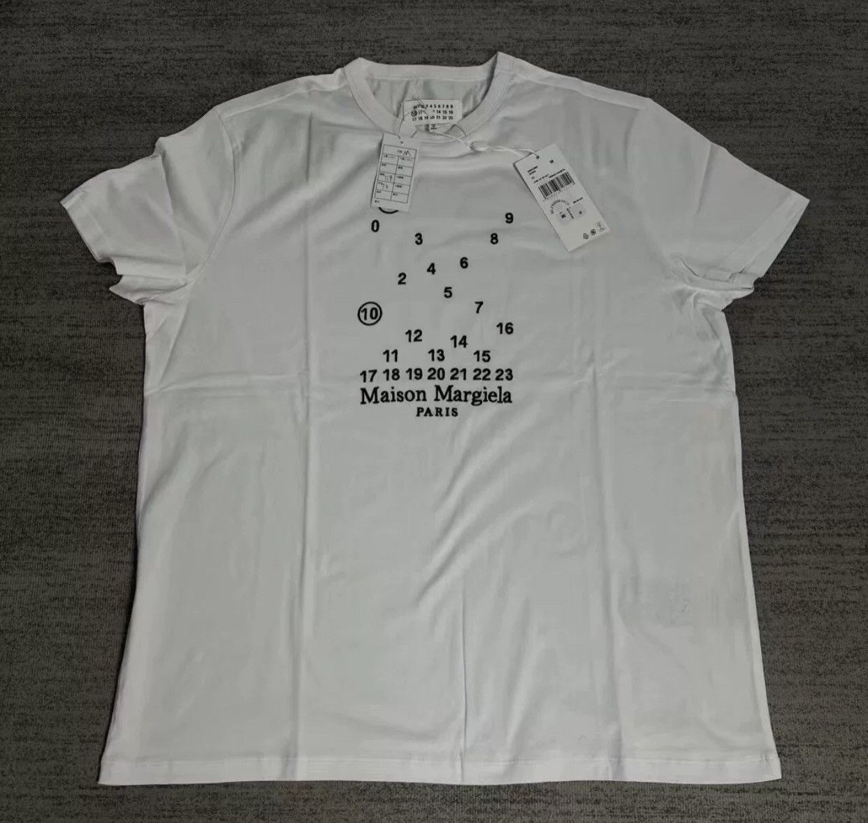 Maison Margiela Maison Margiela Embroidered Digital Logo Short