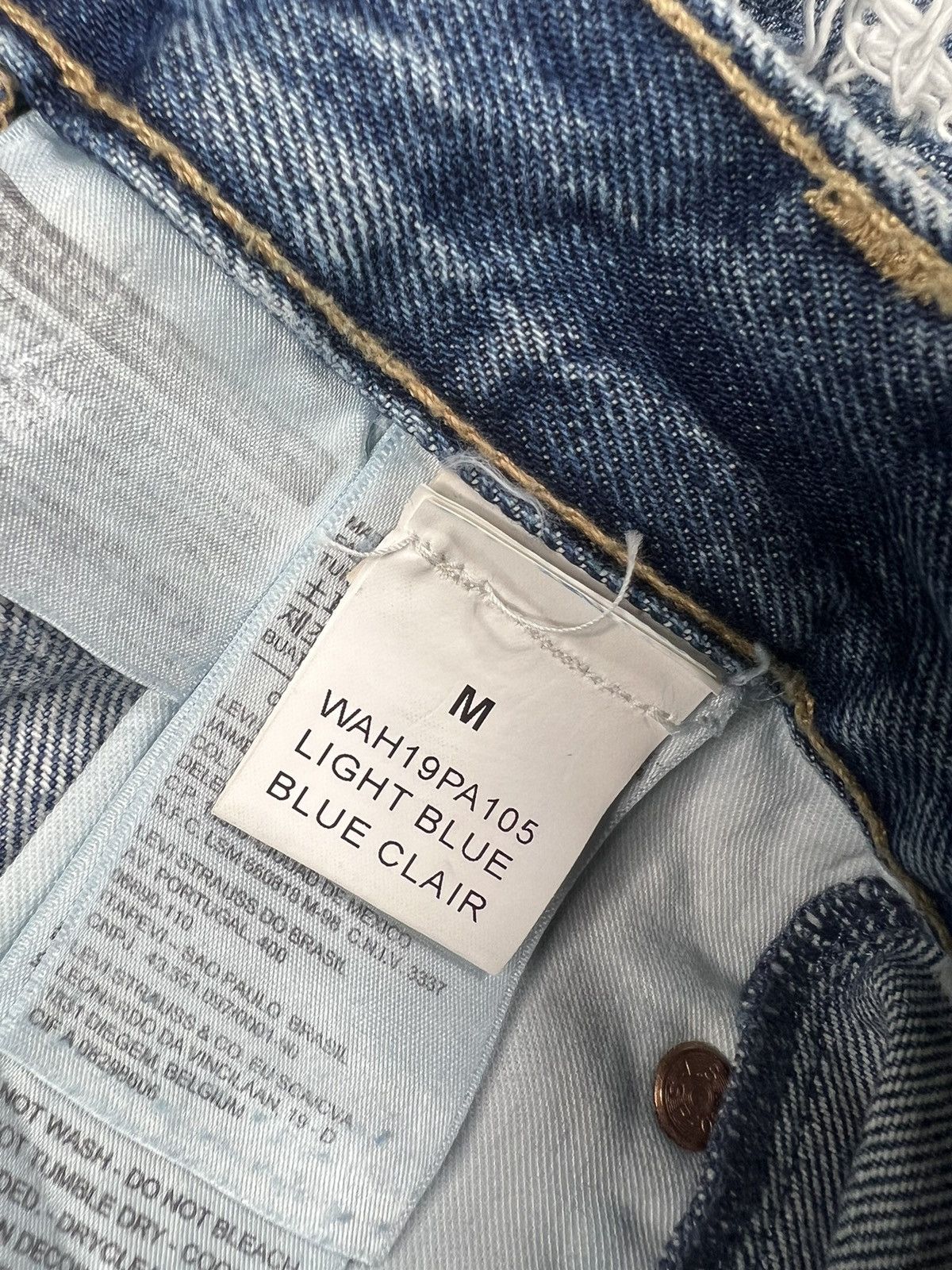 Levi's × Vetements Vetements A/W 19 Tribal & Stickers Patchwork Jeans Size US 29 - 24 Thumbnail