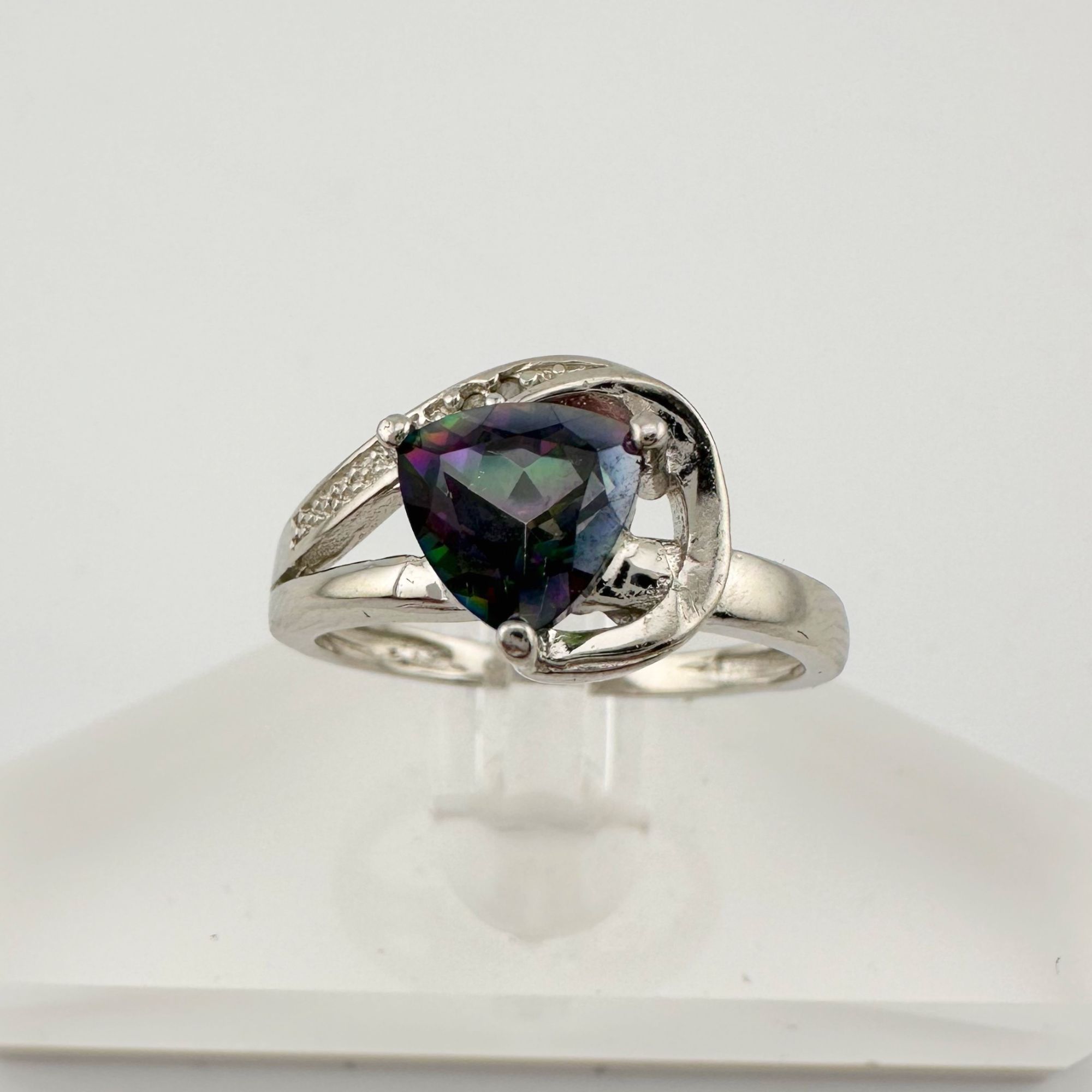 Other Trillion Cut Mystic Topaz Ring Size 7 - Sterling Size ONE SIZE - 9 Thumbnail