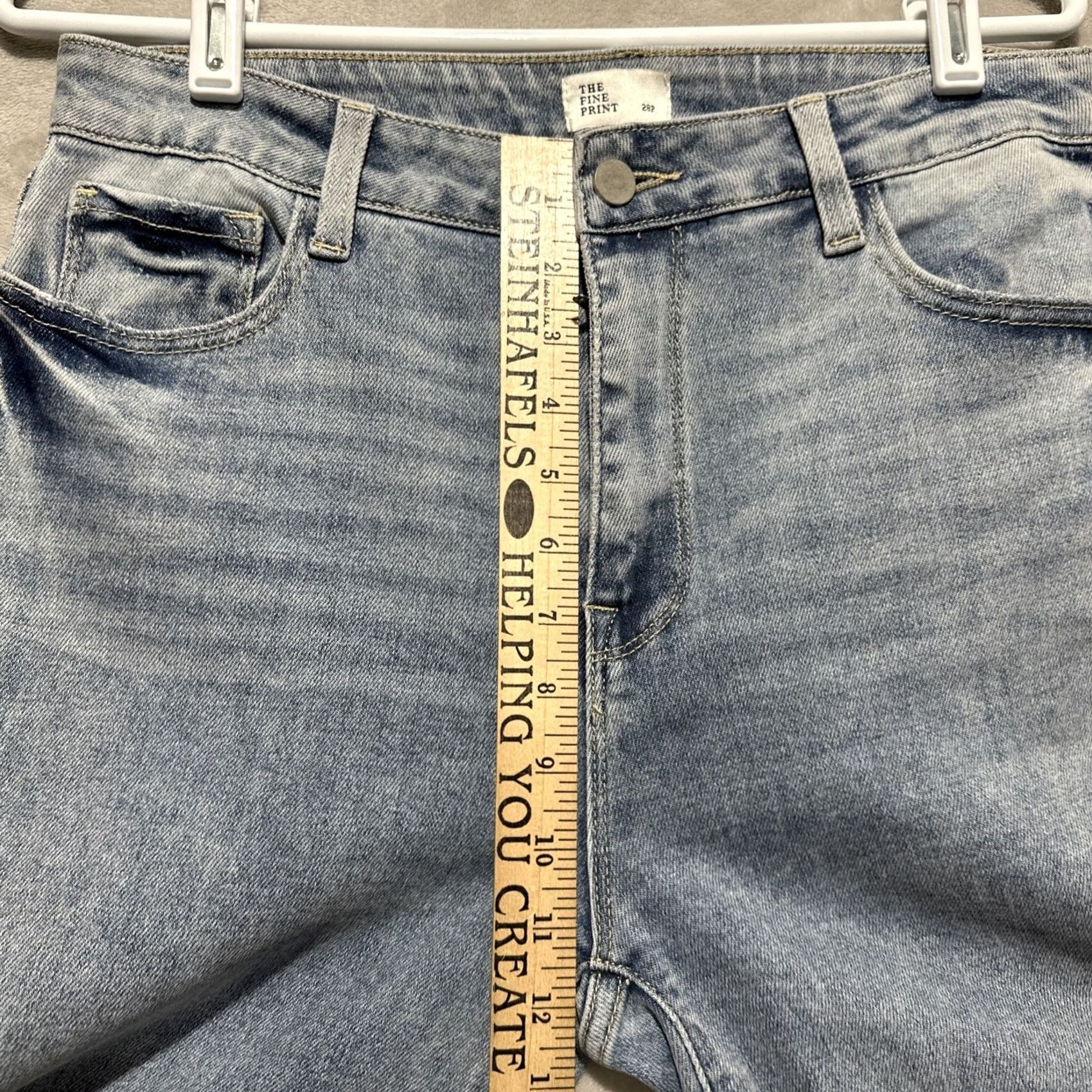 Vintage VINTAGE The Fine Print Women Jeans 28P Cropped High Rise Light Wash Wide Leg Denim Women Jeans 28P Cropped High Rise Light Wash Wide Leg Denim Size 28" / US 6 / IT 42 - 7 Thumbnail