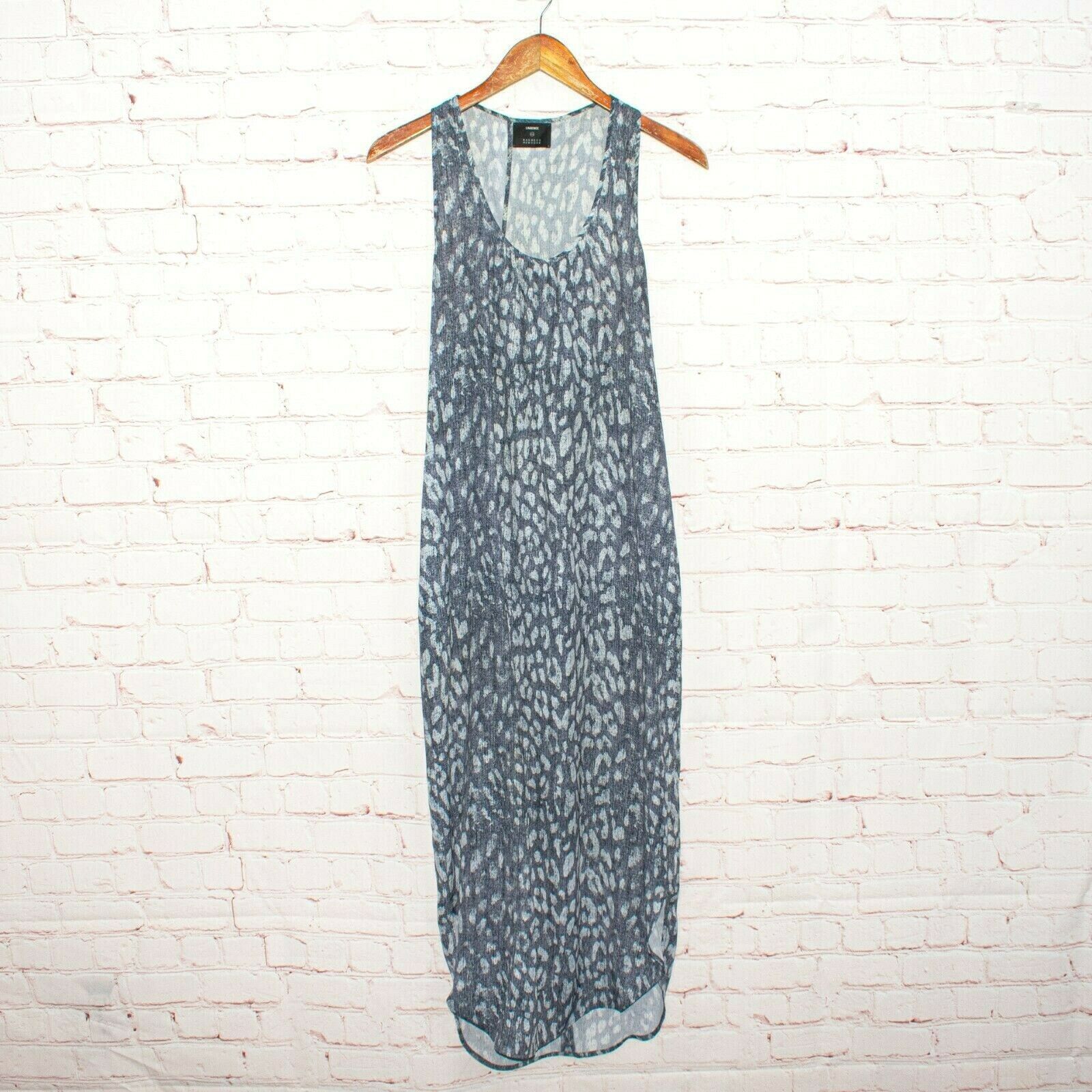 L'AGENCE L'AGENCE x Barneys NY Women's tank Maxi Dress Blue Print Size XXS / US 00 / IT 34 - 6 Thumbnail