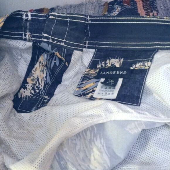 Lands' End Lands End XXL 44-46 Mens Blue Swim Trunks Shorts Bathing Sui Size US 44 / EU 60 - 16 Thumbnail