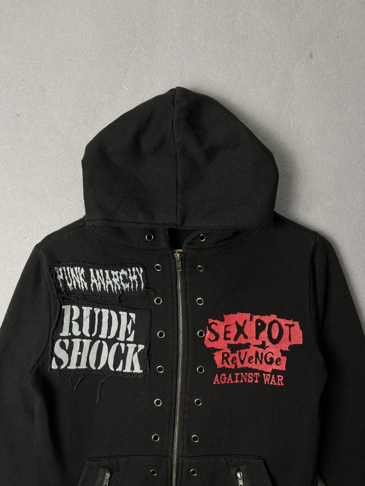 Sex Pot ReVeNGe Vintage Sex Pot Revenge Punk Graphic Zip Hoodie Size US M / EU 48-50 / 2 - 2 Thumbnail