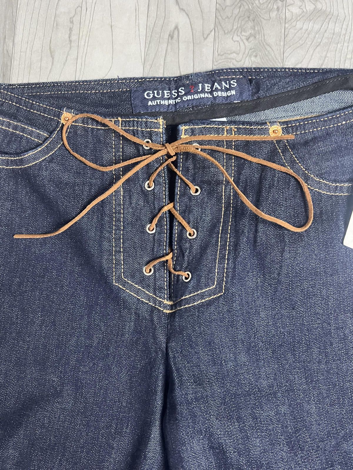 Guess Guess Women's Jeans / Lace Up Low Rise / New with Tags Size 28" / US 6 / IT 42 - 2 Thumbnail