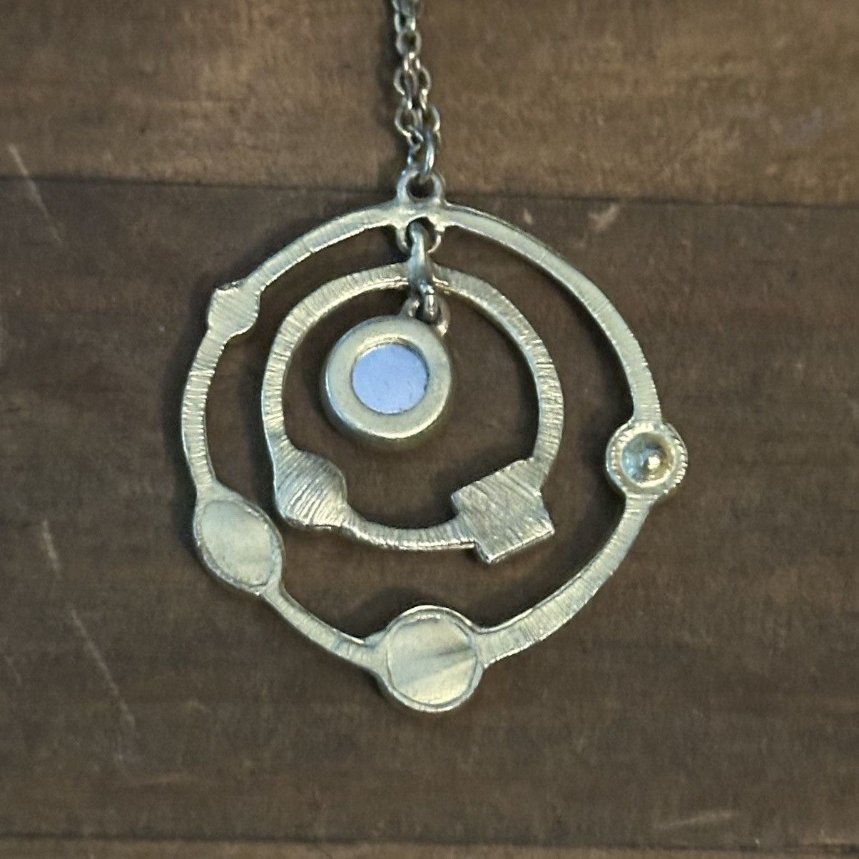 Other Gold tone layered circle gemstone pendant Size ONE SIZE - 6 Thumbnail