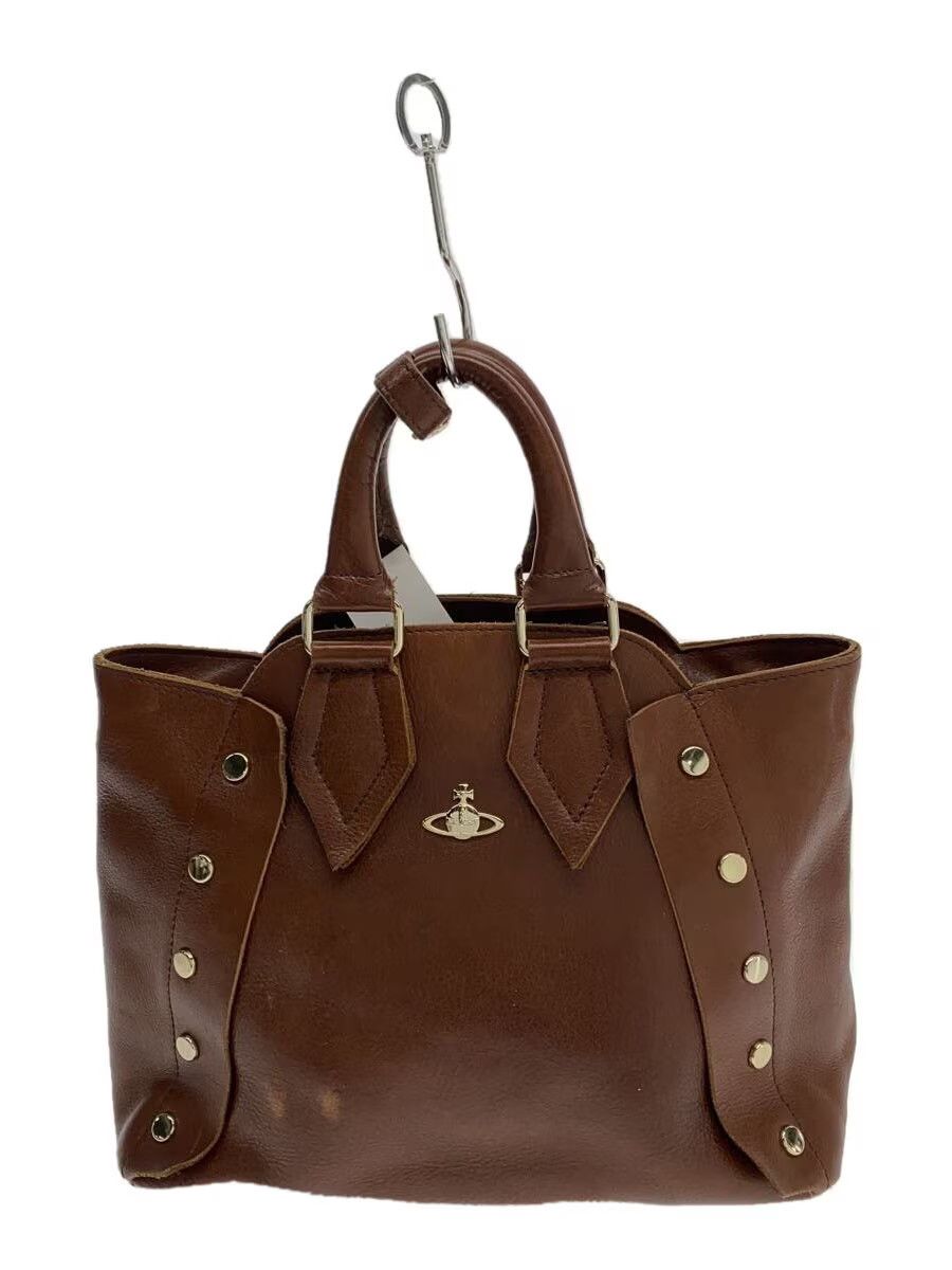 Vivienne Westwood Studded Orb Leather Hand Bag Size ONE SIZE - 1 Thumbnail