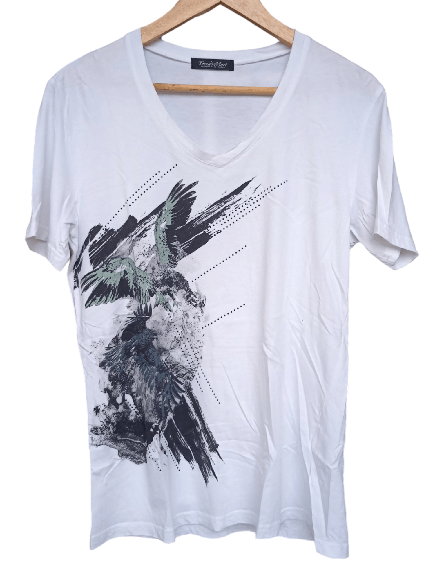 Tornado Mart Tornado Mart Eagle Concept V Neck Short Sleeve T- Shirt Size US L / EU 52-54 / 3 - 1 Thumbnail