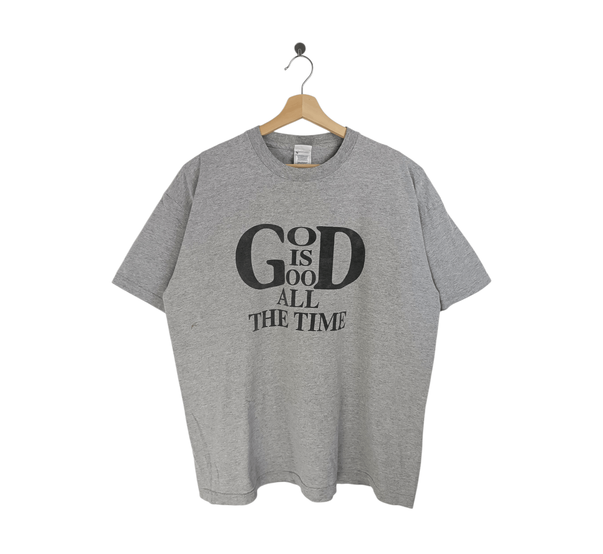Vintage VINTAGE 90'S GOD IS GOOD ALL THE TIME JESUS RELIGION TEE Size US XL / EU 56 / 4 - 1 Thumbnail