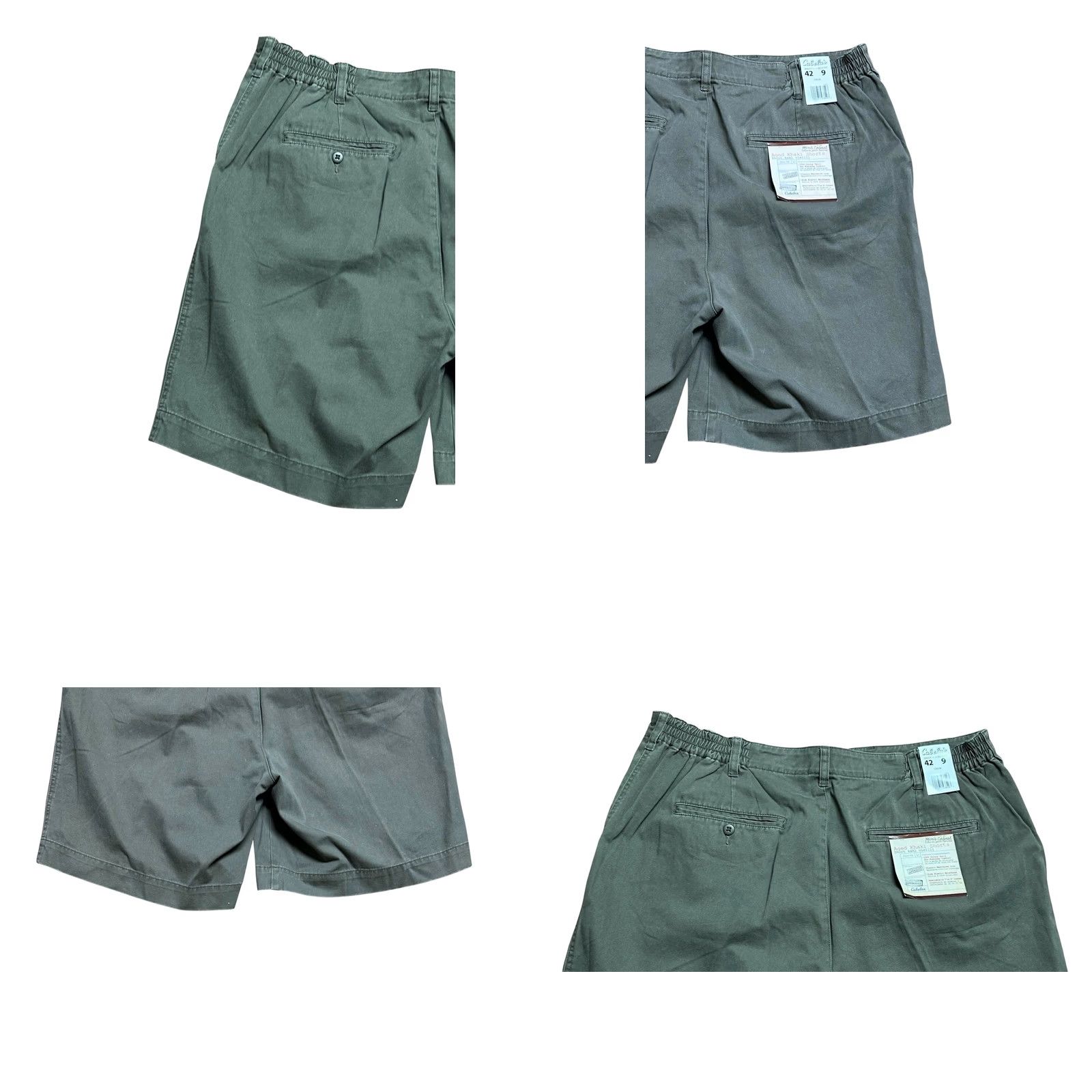 Vintage Cabela's Casual Men's Aged Khakis Shorts Vielli Sz 42x9 Gray New With Tags Cargo Pocket Shirt? Size US 42 / EU 58 - 9 Thumbnail