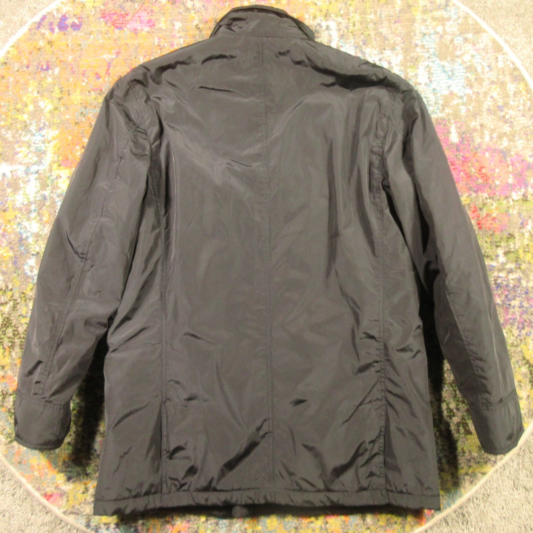 Alfani VINTAGE? No. Alfani Utility Four Pocket Snap Front Jacket Men L Long Black Lightly Insulated Size US L / EU 52-54 / 3 - 2 Thumbnail