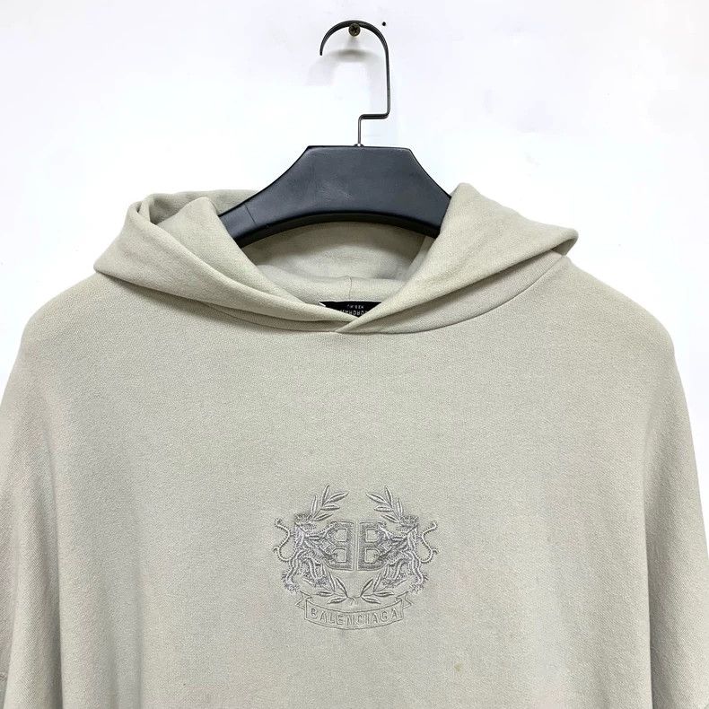 Balenciaga Balenciaga Double B wheat-spike embroidered sweatshirt Size US XS / EU 42 / 0 - 5 Thumbnail