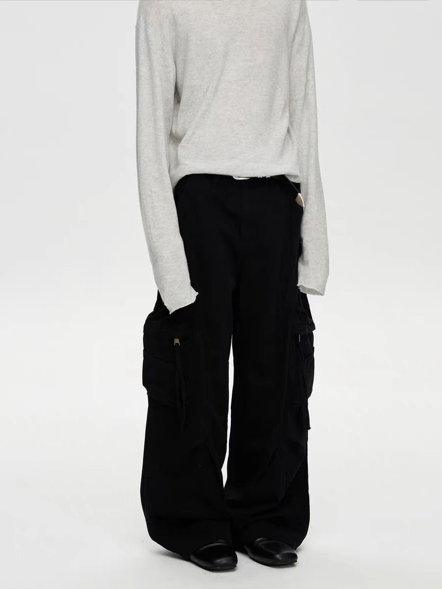 Jean Black loose-fitting work pants Size US 34 / EU 50 - 2 Thumbnail