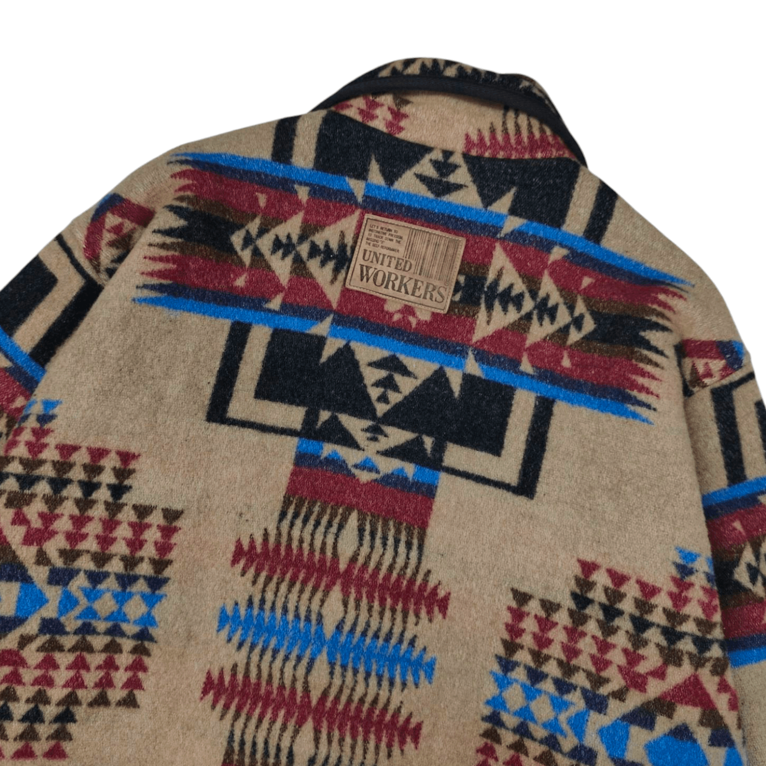 Designer United Workers Navajo Pattern Wool Coat Jacket Size US L / EU 52-54 / 3 - 9 Thumbnail