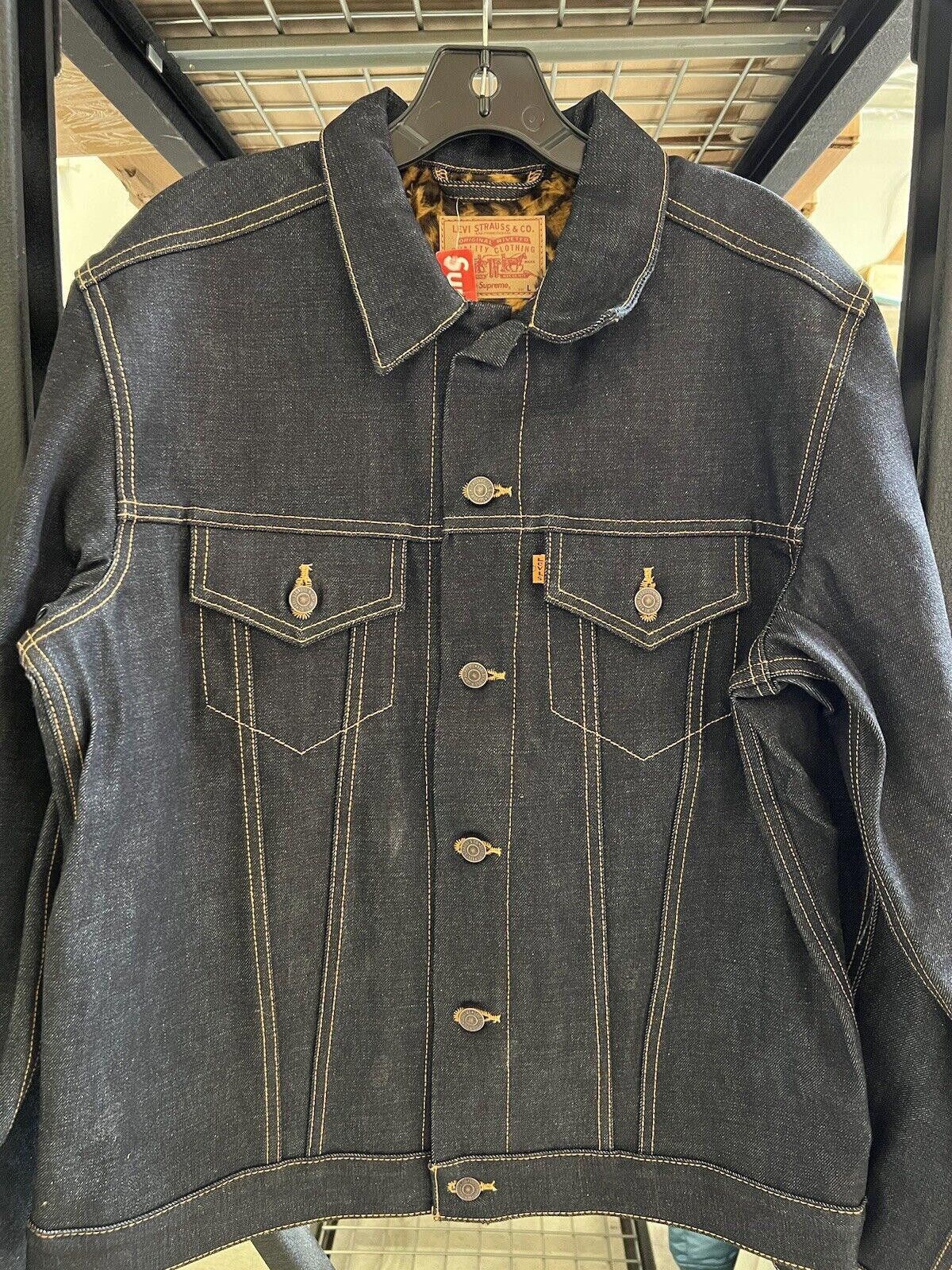 Supreme FW12 SUPREME LEVI'S DENIM LEOPARD JEAN JACKET Size US L / EU 52-54 / 3 - 2 Thumbnail