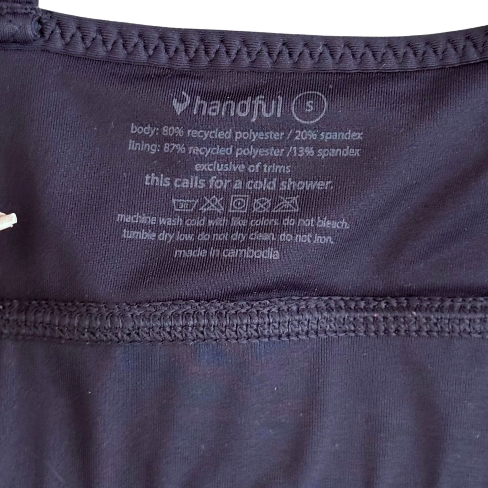 Vintage VINTAGE Handful High Impact The Closer Sports Workout Bra Night Swim Navy Small Size ONE SIZE - 6 Thumbnail