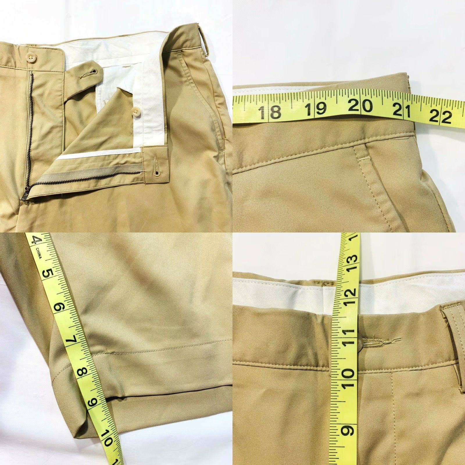 Polo Ralph Lauren VINTAGE Polo Ralph Lauren Tech Performance Chino Shorts Men 42 Beige Wicking Golf Casual 9in Inseam Regular Fit NWOT PKG? Size US XL / EU 56 / 4 - 8 Thumbnail