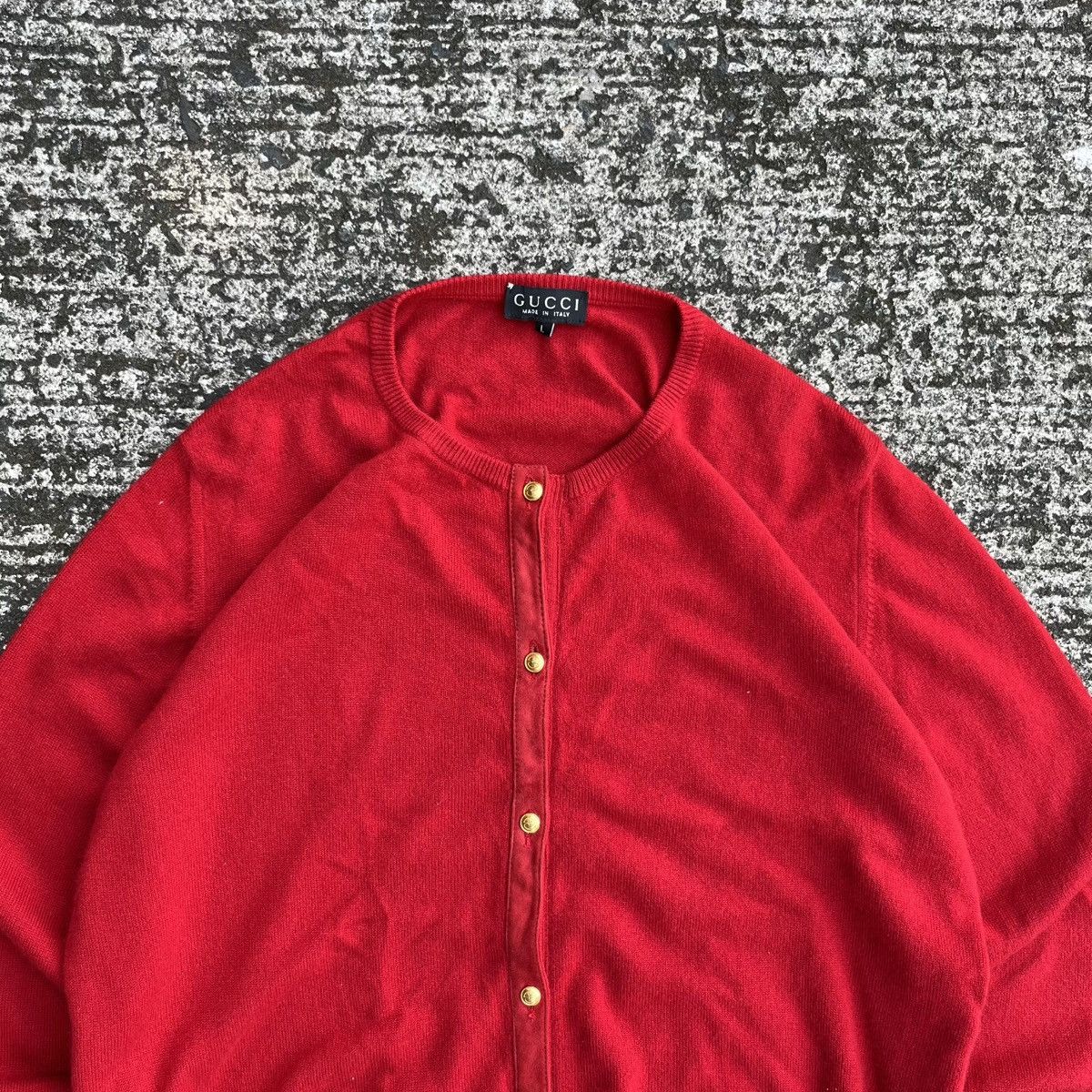 Gucci Gucci Tom ford FW1994 Campaign Cashmere Cardigan Size L / US 10 / IT 46 - 3 Thumbnail