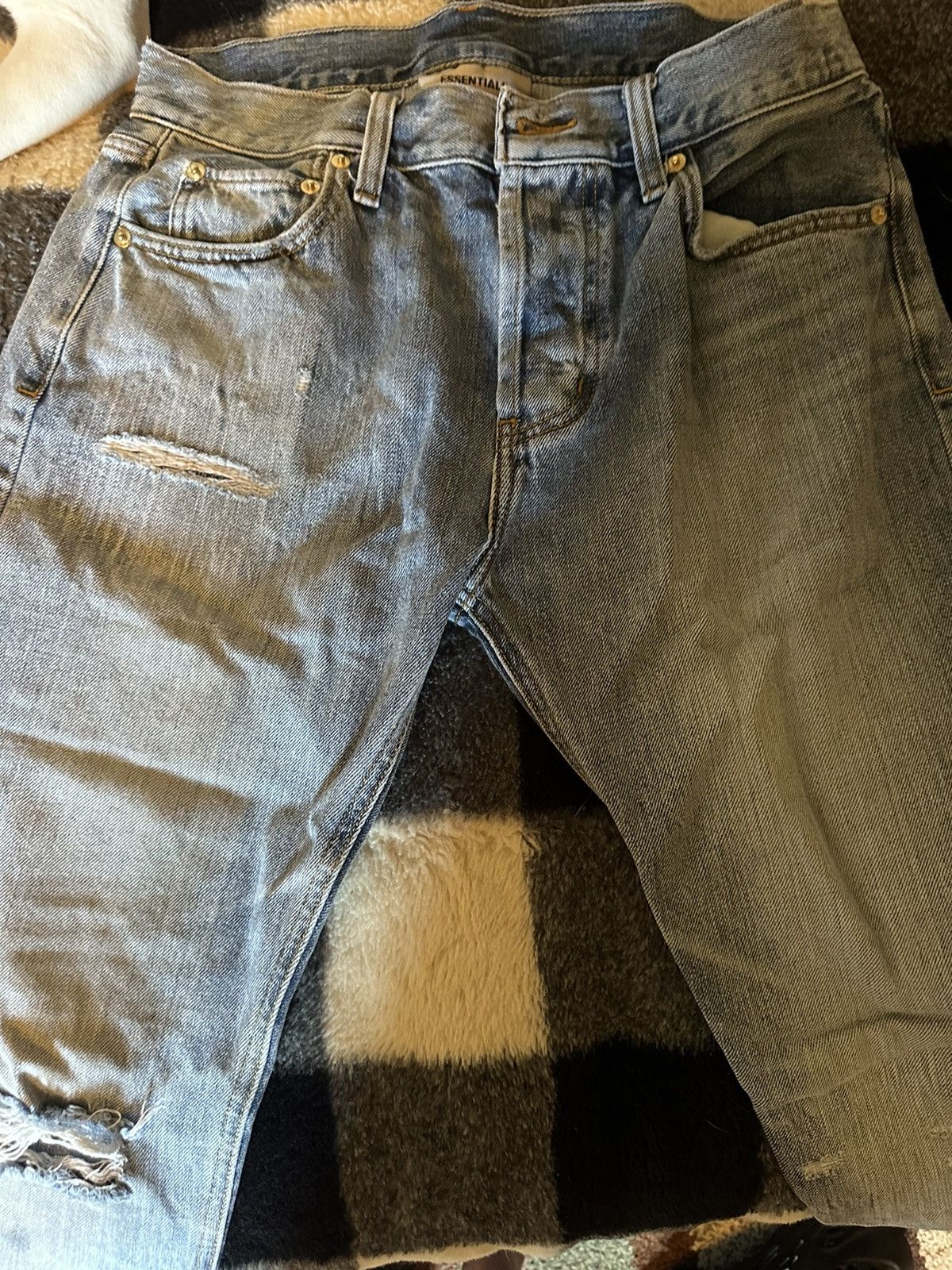 Essentials × Fear of God Fear of god essentials denim sz 30 Size US 30 / EU 46 - 2 Thumbnail