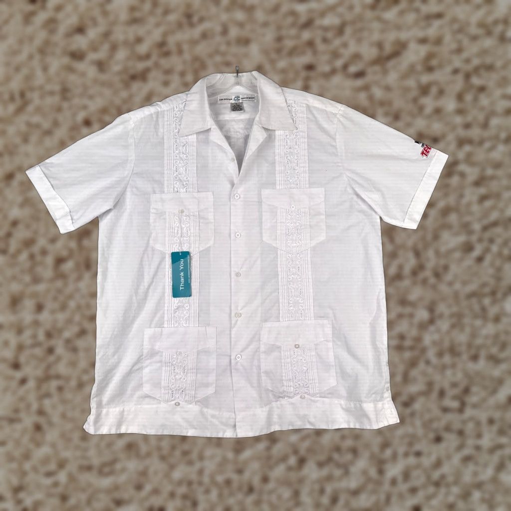 Vintage Caribbean Classicwear Shirt Adult Large White Poly 4 Pocket NEW READ Caribbean Classicwear Shirt Adult Large White Poly 4 Pocket NEW READ Size US L / EU 52-54 / 3 - 1 Thumbnail