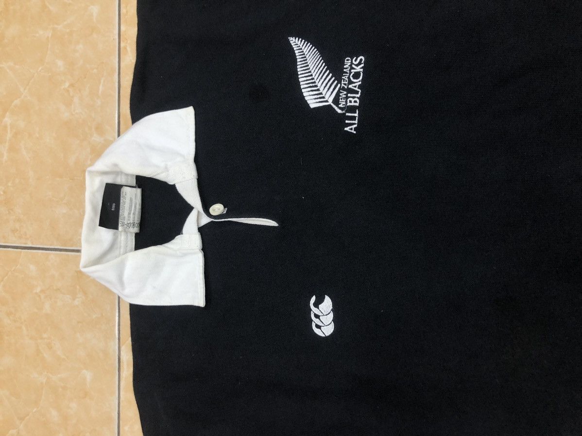 All Blacks Vintage All Black Canterburry Rugby Poloshirt Size US S / EU 44-46 / 1 - 9 Thumbnail