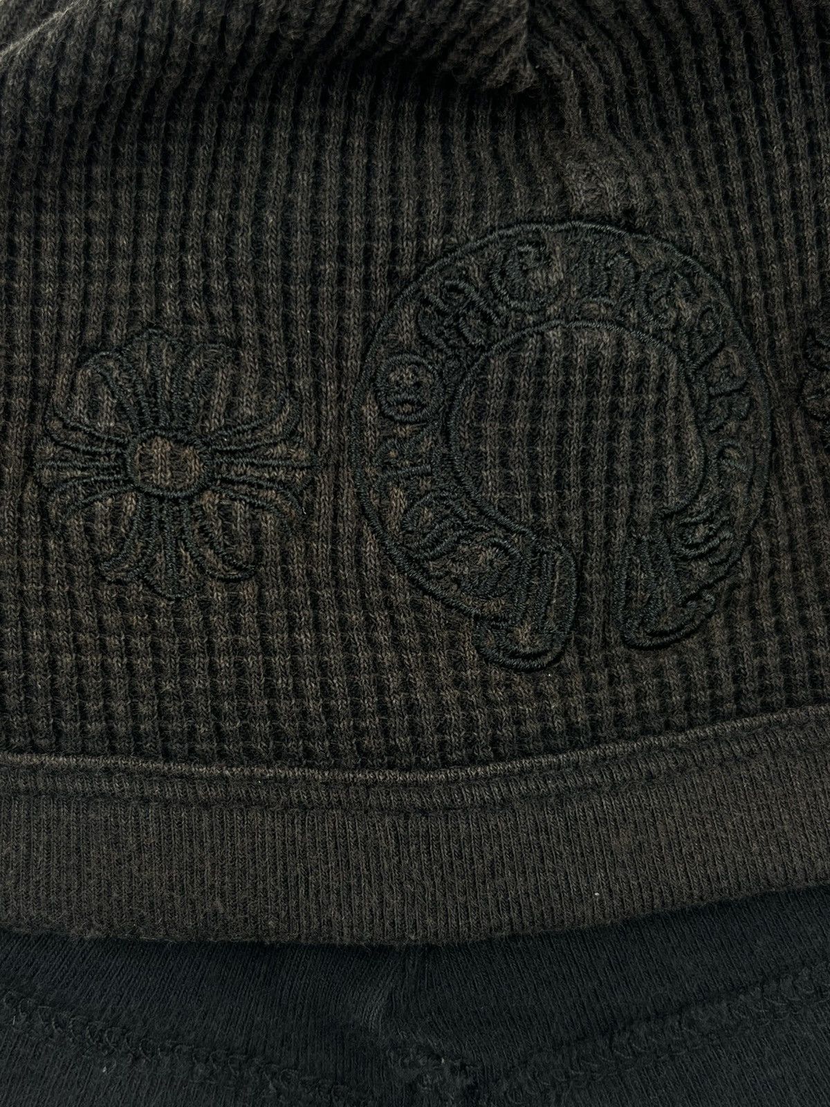 Chrome Hearts Chrome Hearts Thermal Horseshoe Plus Cross 3 Logo Beanie Size ONE SIZE - 3 Thumbnail