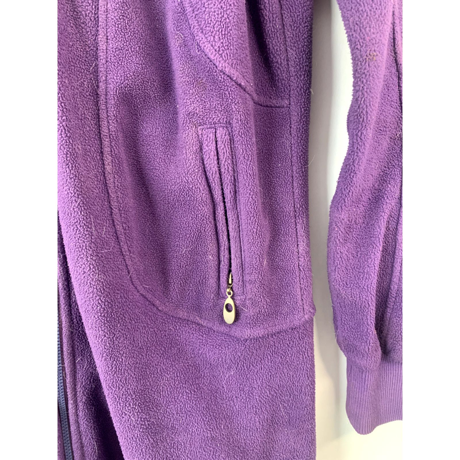 Vintage Vintage Womens Derby Jeans Fleece Jacket Full Zip 90s VTG S Size S / US 4 / IT 40 - 3 Thumbnail