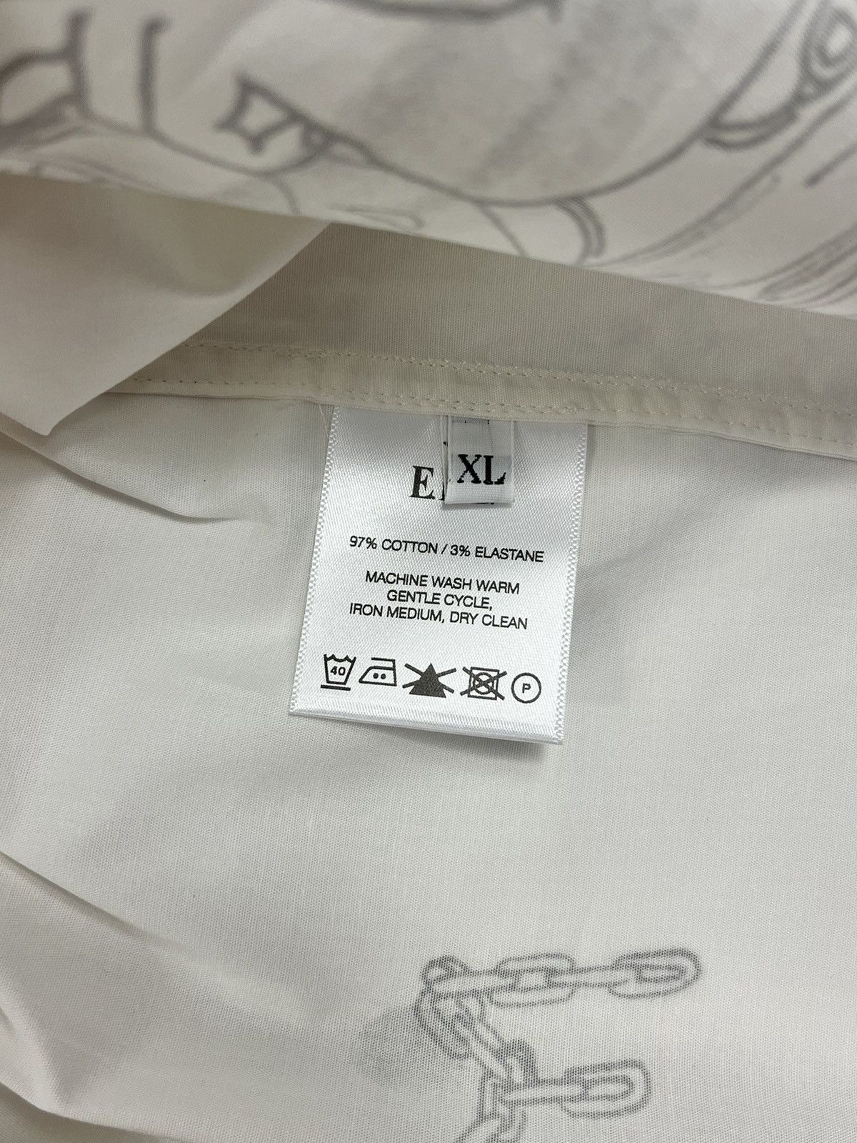 Enfants Riches Deprimes WHITE ABSTRACT GRAPHIC PRINT Size US XL / EU 56 / 4 - 10 Thumbnail