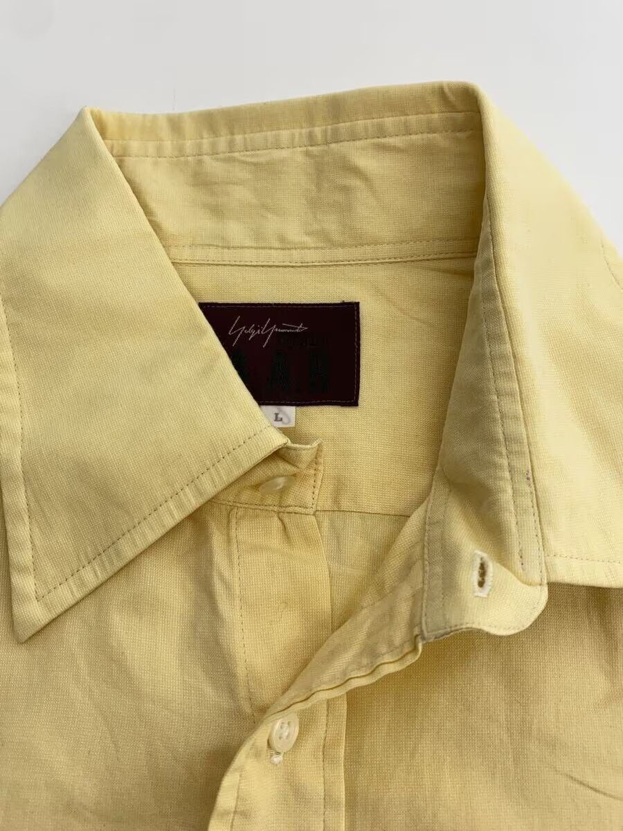 Yohji Yamamoto Yellow Cotton Button Shirt Size US L / EU 52-54 / 3 - 3 Thumbnail