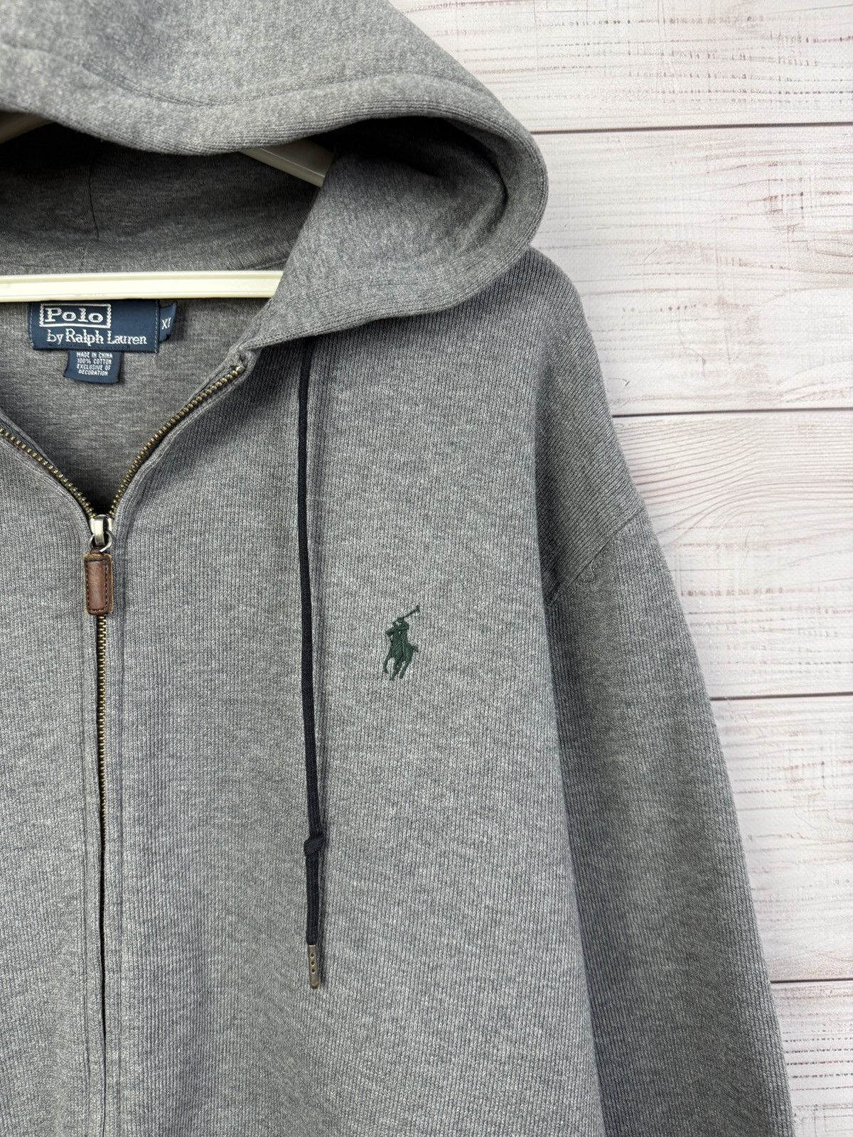 Polo Ralph Lauren Vintage Polo Ralph Lauren Zip Up Hoodie Size US XL / EU 56 / 4 - 5 Thumbnail