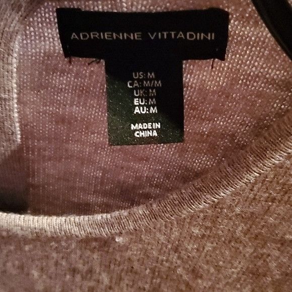 Vintage Adrienne Vittadini Merino Wool 2 Pockets Knee Length Long Sl Size M / US 6-8 / IT 42-44 - 3 Thumbnail