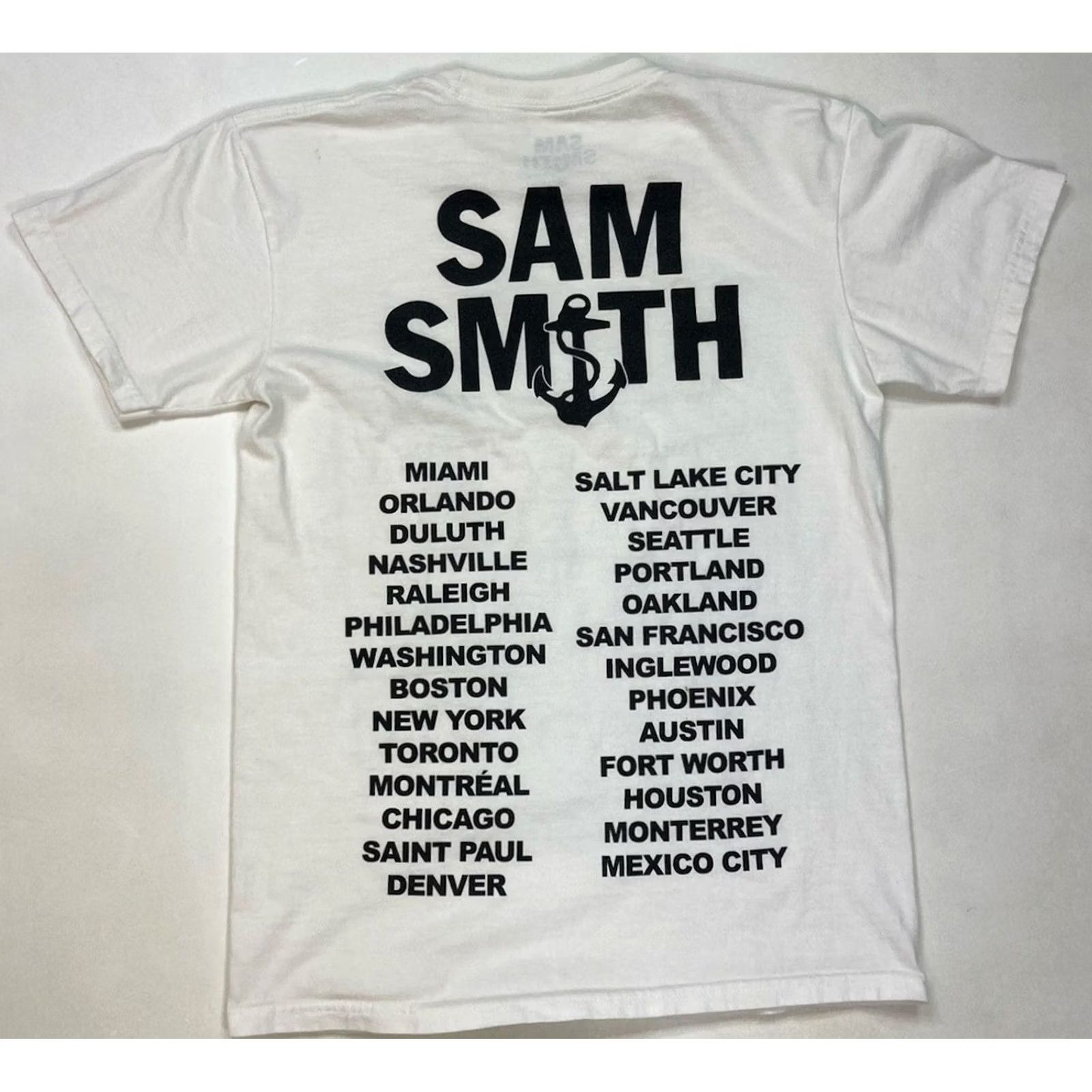 Vintage Sam Hunt T-Shirt Women Small White Short Sleeve Music Shirt Size S / US 4 / IT 40 - 4 Thumbnail