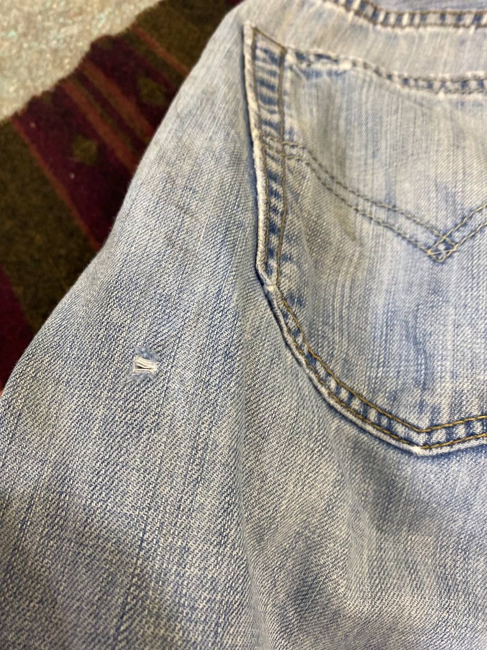 Levi's levis 559 loose straight fit distressed denim Size US 35 - 7 Thumbnail
