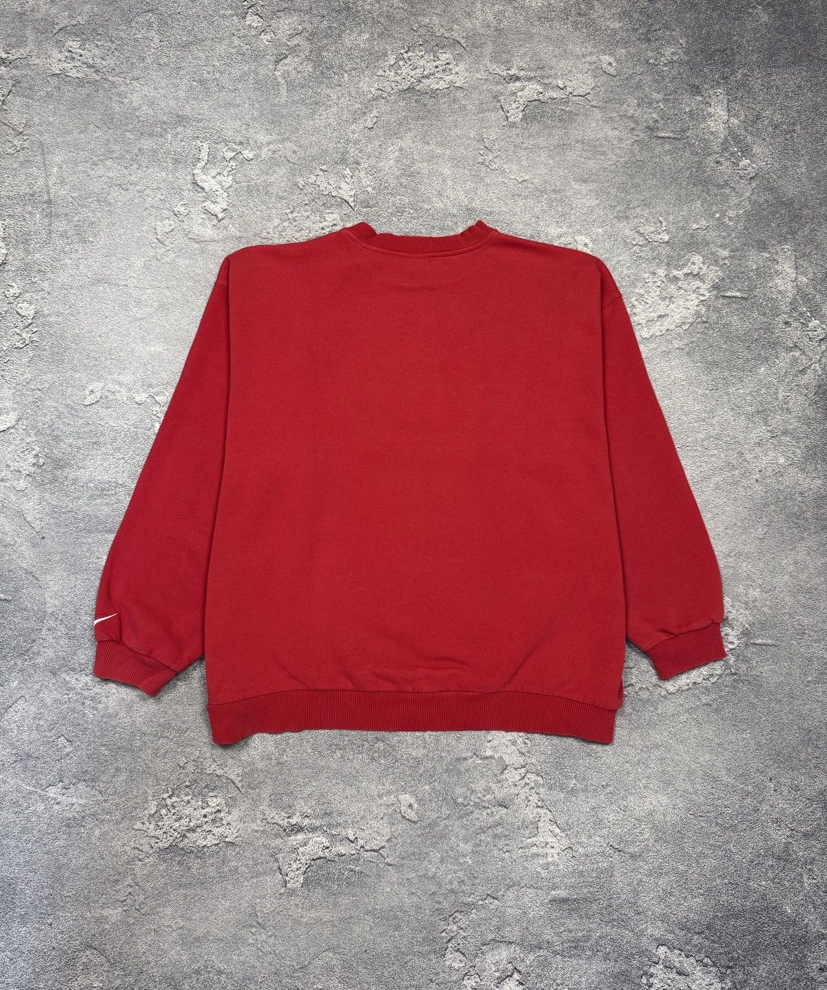 Nike × Vintage Nike Vintage Baggy Crewneck Sweatshirt Big Embroidered Logo Size US XXL / EU 58 / 5 - 2 Thumbnail