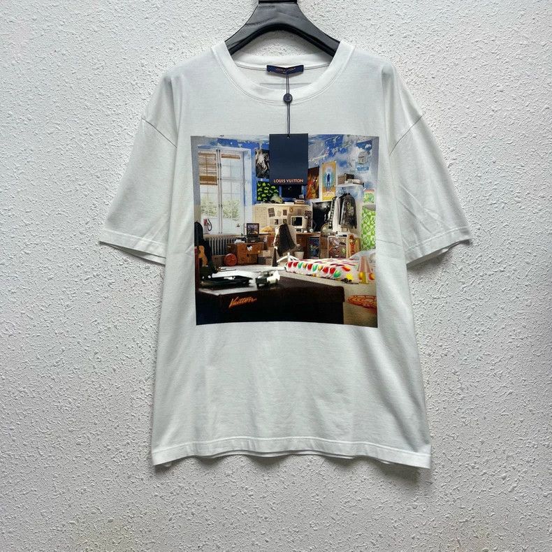 Louis Vuitton Louis Vuitton 23 FW Room Oil Painting Short Sleeve Size US XL / EU 56 / 4 - 1 Thumbnail