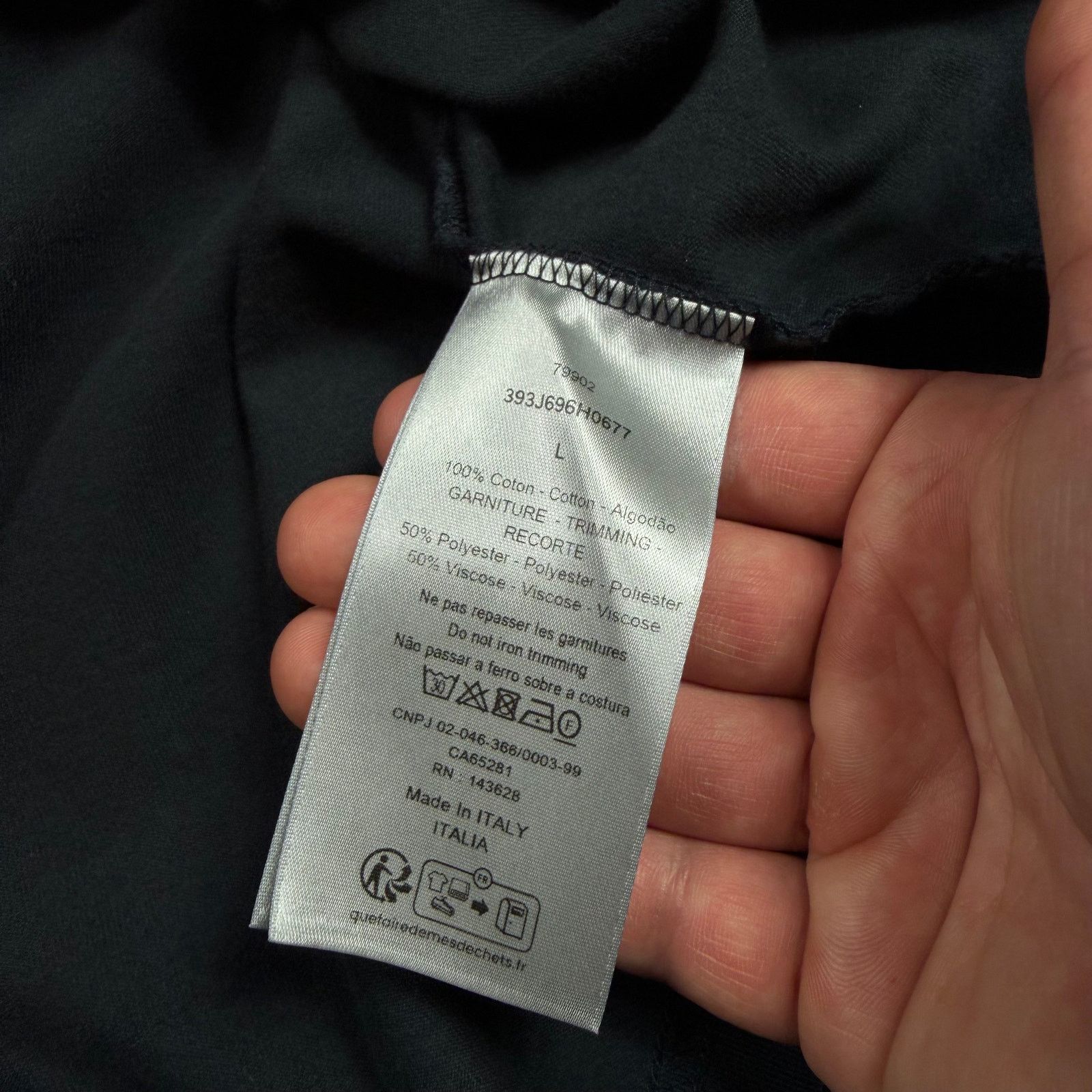 Dior Christian Dior CD Pocket Logo T-Shirt Size US L / EU 52-54 / 3 - 3 Thumbnail