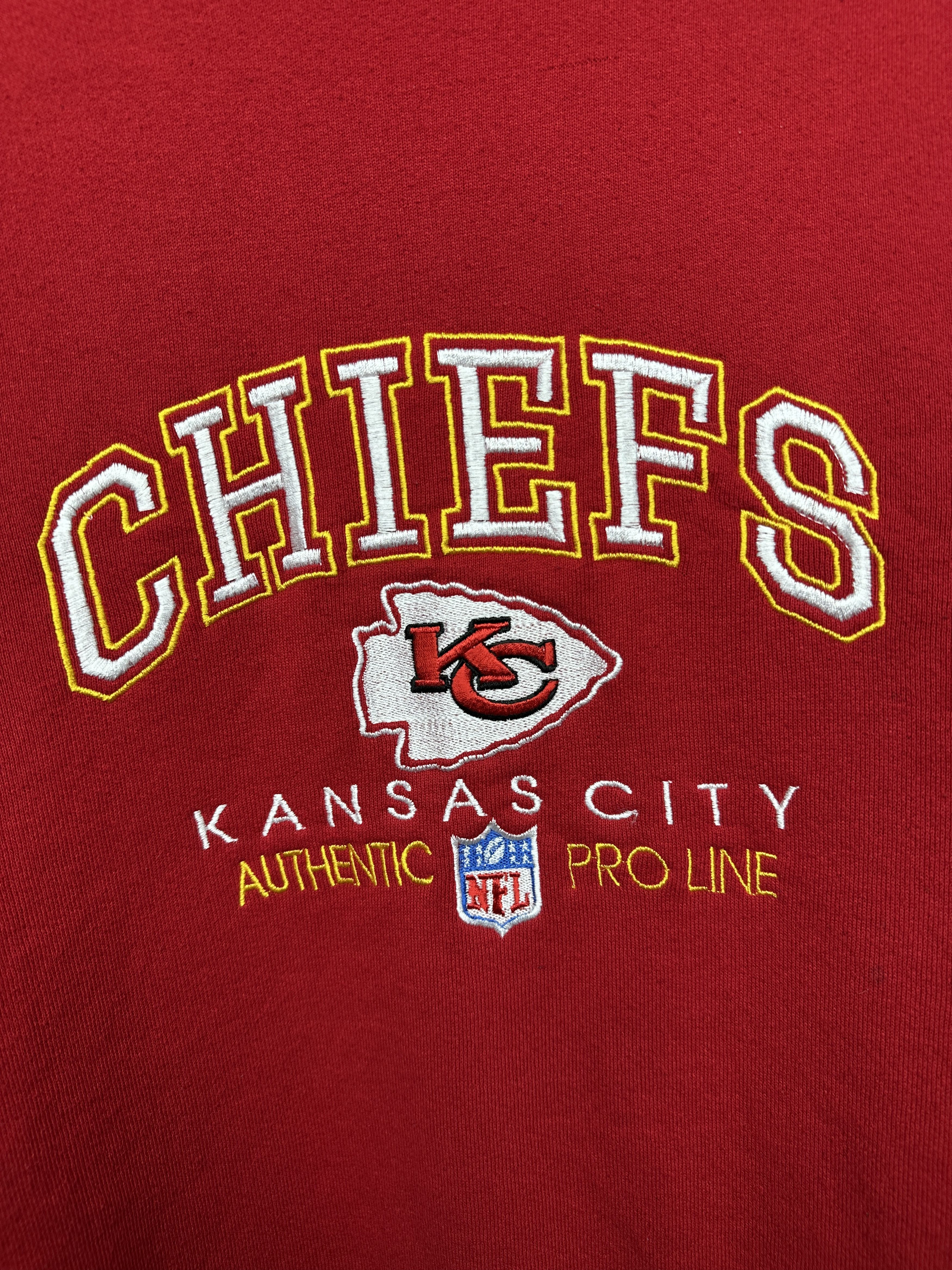 NFL NFL Kansas City Chiefs 90s Vintage Mens Sweatshirt Size US XL / EU 56 / 4 - 3 Thumbnail