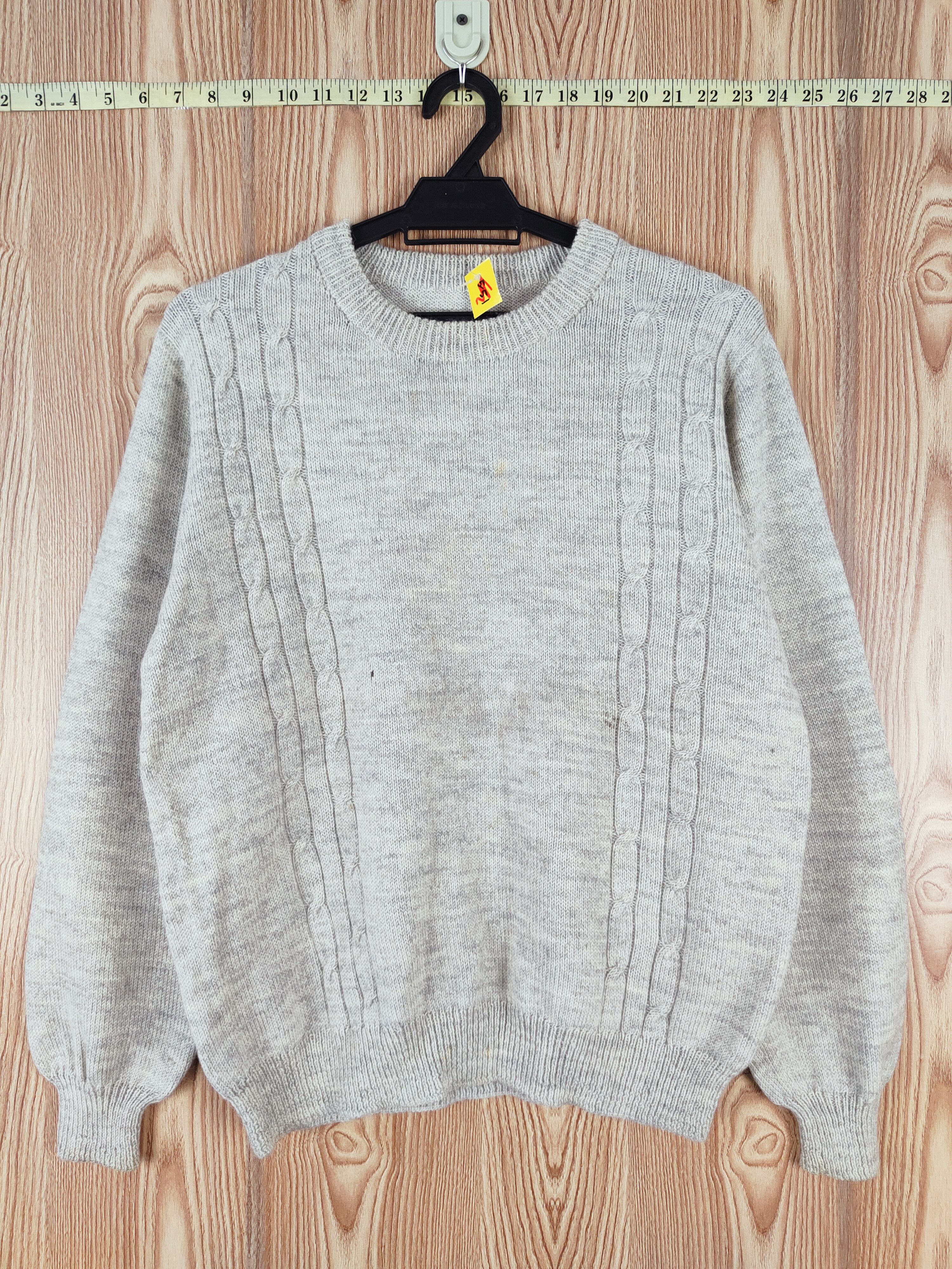 Homespun Knitwear × Japanese Brand Japanese Brand Gray Knitwear Sweatshirts #W301 Size US M / EU 48-50 / 2 - 1 Thumbnail