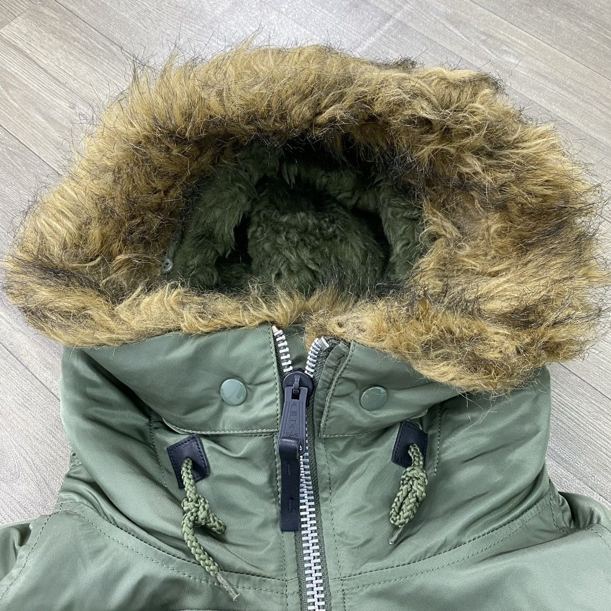 Alpha Industries Vintage Alpha Industries N3B Military Army Bomber Fur Jacket Size US XL / EU 56 / 4 - 5 Thumbnail