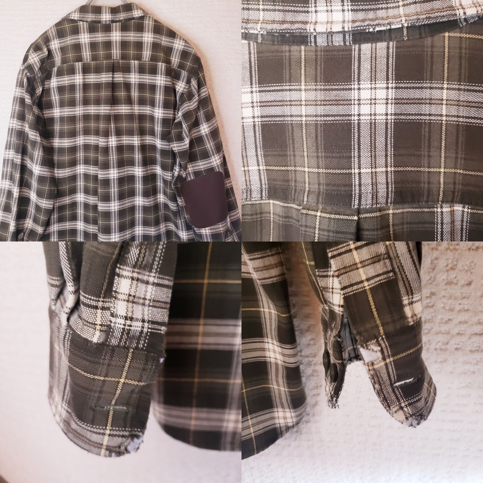 Vintage VINTAGE L.L. Bean Shirt Men LT Large Tall Button-Up Twill White Green Tartan Plaid 90s Shirt Mens Size US L / EU 52-54 / 3 - 8 Thumbnail