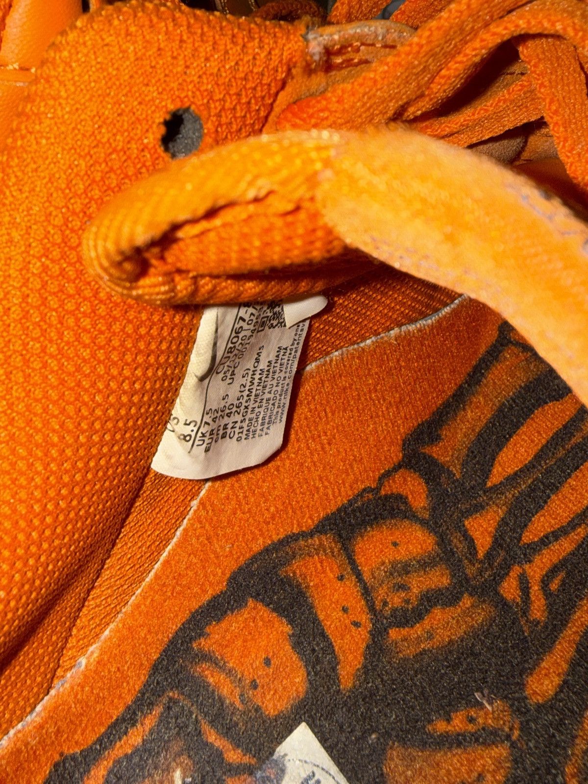 Nike Nike Air Force 1 Low ‘ Orange Skeleton Halloween ’ Size US 8.5 / EU 41-42 - 8 Thumbnail