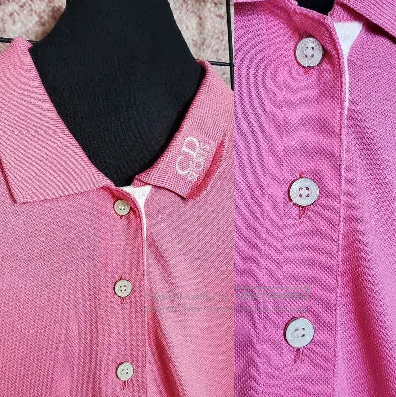 Dior Dior Summer Pink Cotton Embroidered T. Size L / US 10 / IT 46 - 4 Thumbnail