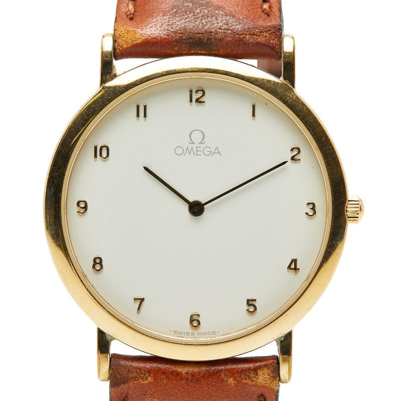 Omega OMEGA De Ville Stainless Steel Watch Metal Quartz DUTY FREE for USA