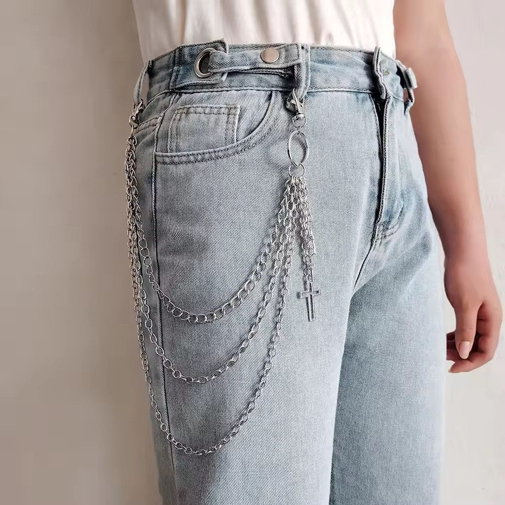 Jewelry Jeans Chain with Personalized Punk Style Size ONE SIZE - 3 Thumbnail